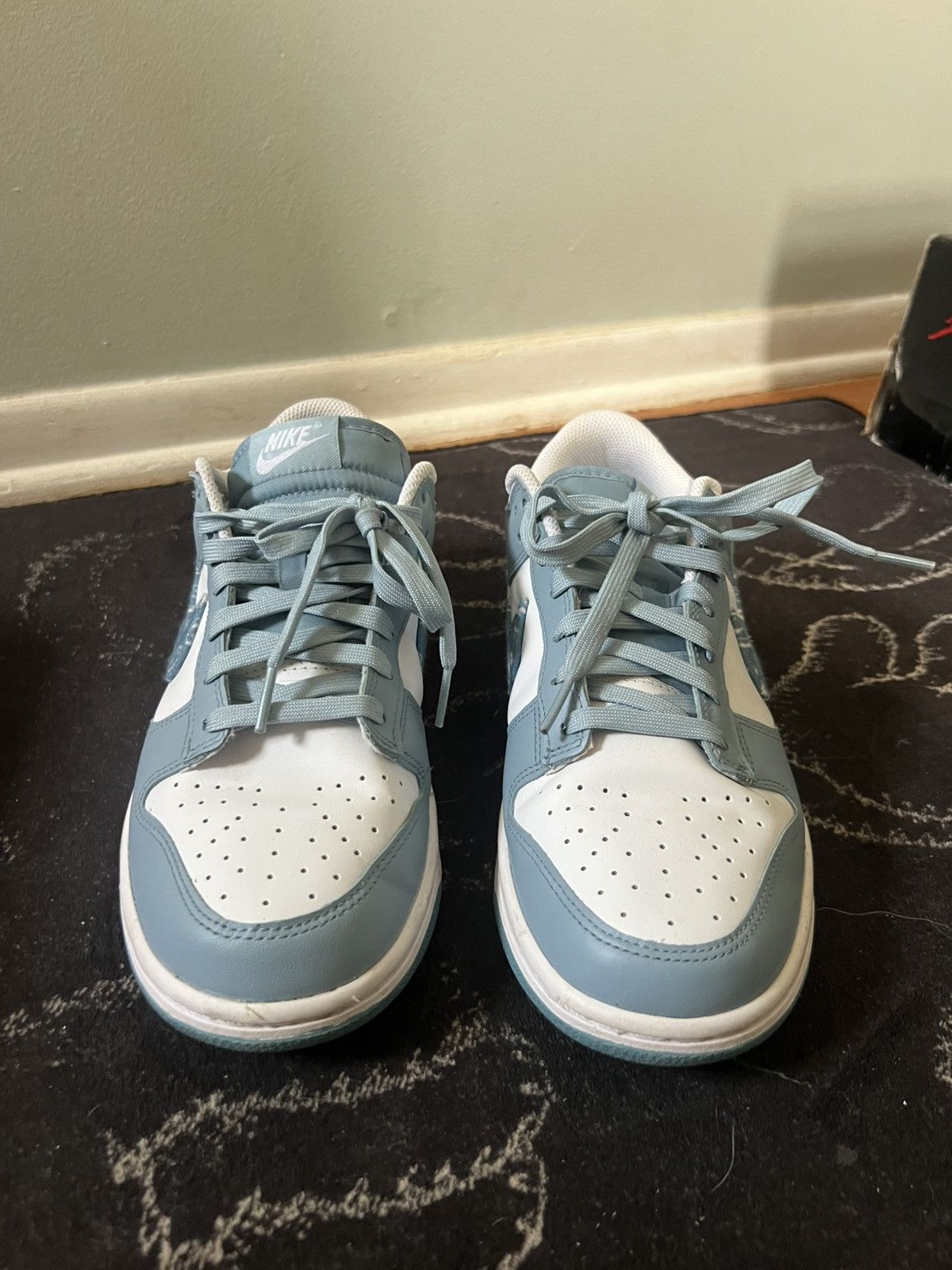 Nike Nike dunk - Paisley Work Blue (2022) Size US 8.5 / EU 41-42 - 3 Thumbnail