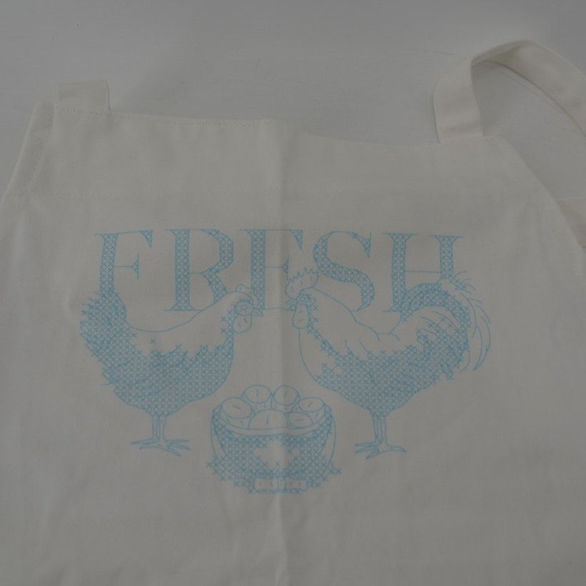 Other Wilton Industries Apron Farm Fresh White Cotton Embroidery Size ONE SIZE - 15 Thumbnail