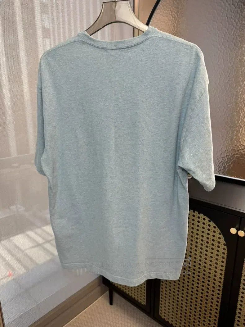 Balenciaga Balenciaga Haze Blue Snap Short Sleeve Size US S / EU 44-46 / 1 - 3 Thumbnail
