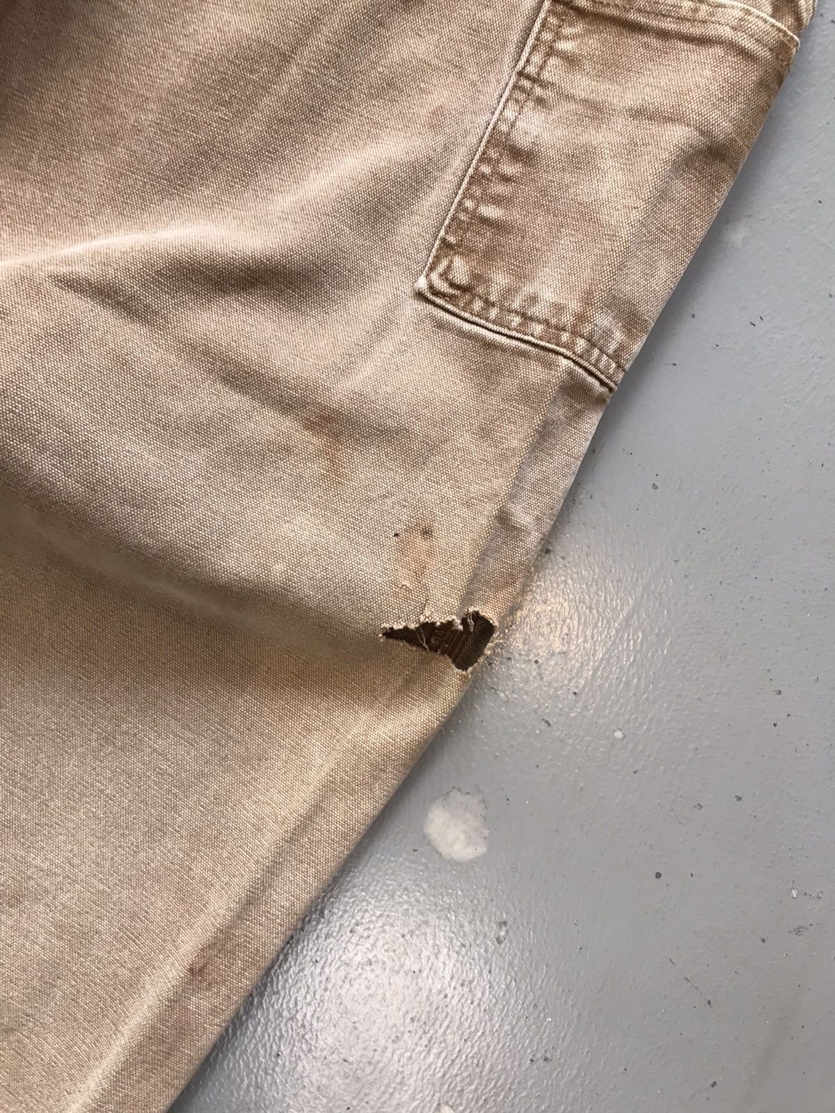 Carhartt × Vintage Vintage Carhartt WB136 BRN double knee denim Size US 32 / EU 48 - 12 Thumbnail