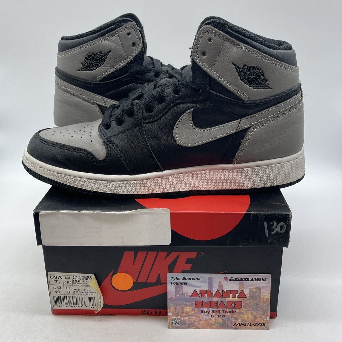 Jordan Brand Air Jordan 1 high shadow Size US 7 / EU 40 - 1 Thumbnail