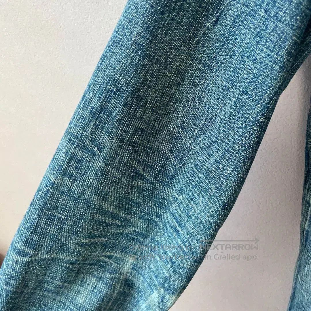 RRL Ralph Lauren RRL 2006 Heavy Distressed Denim Shirt. Size US XS / EU 42 / 0 - 7 Thumbnail