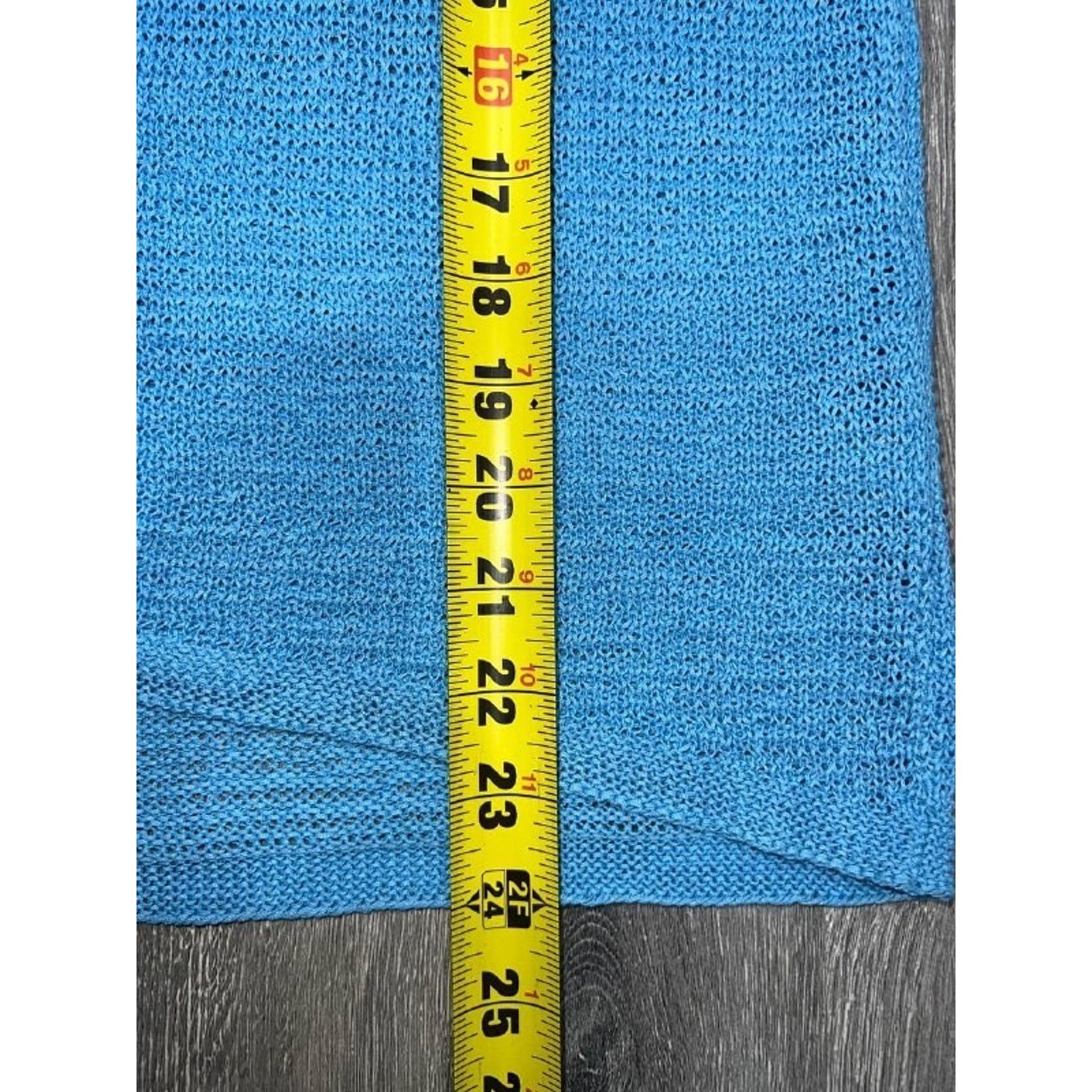 J. Jill J. Jill Knit V-neck Top T-shirt Y2K Blue Medium A005414 Size M / US 6-8 / IT 42-44 - 7 Thumbnail
