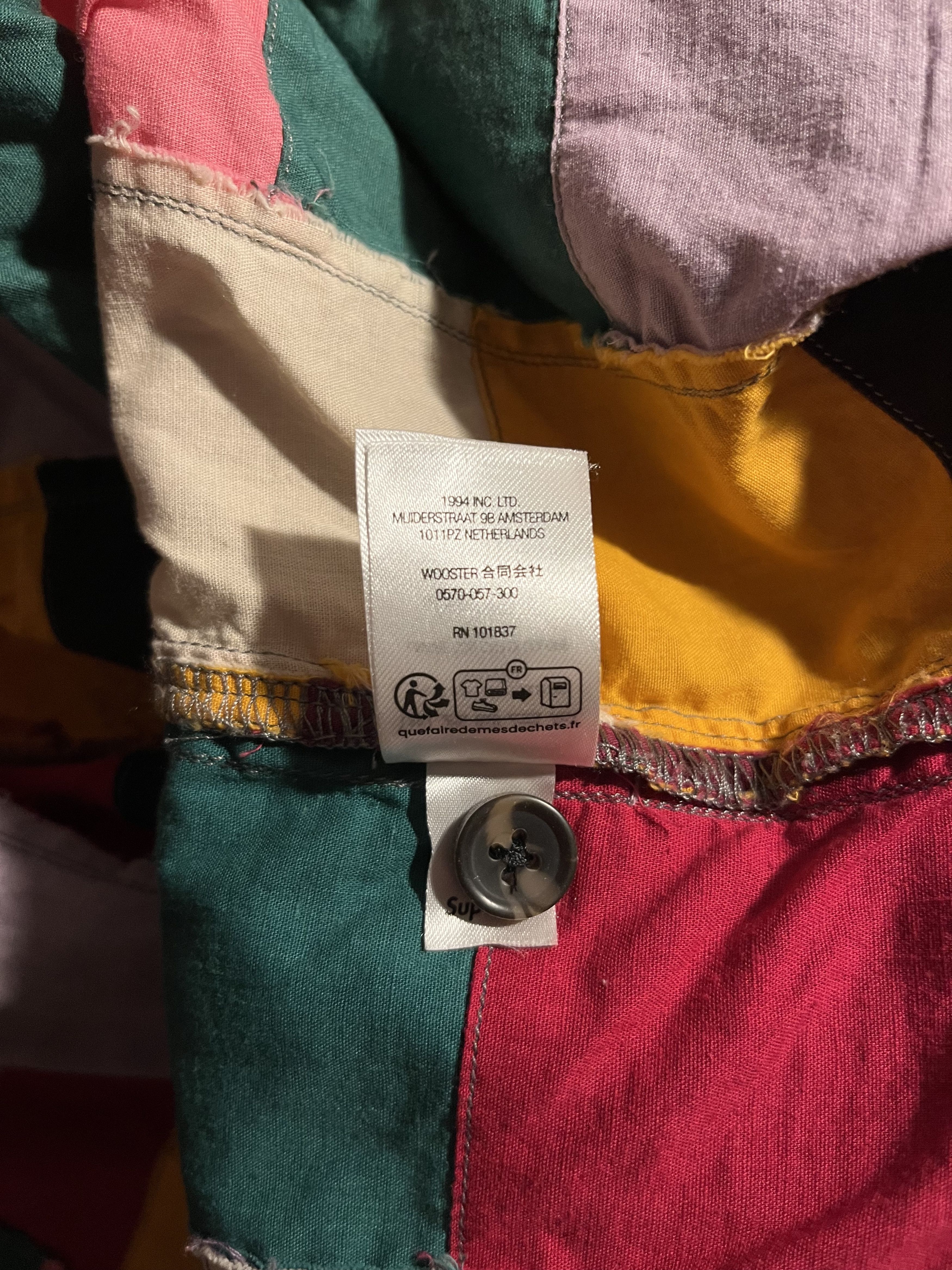 Supreme Supreme Patchwork S/S Shirt Size US L / EU 52-54 / 3 - 7 Thumbnail