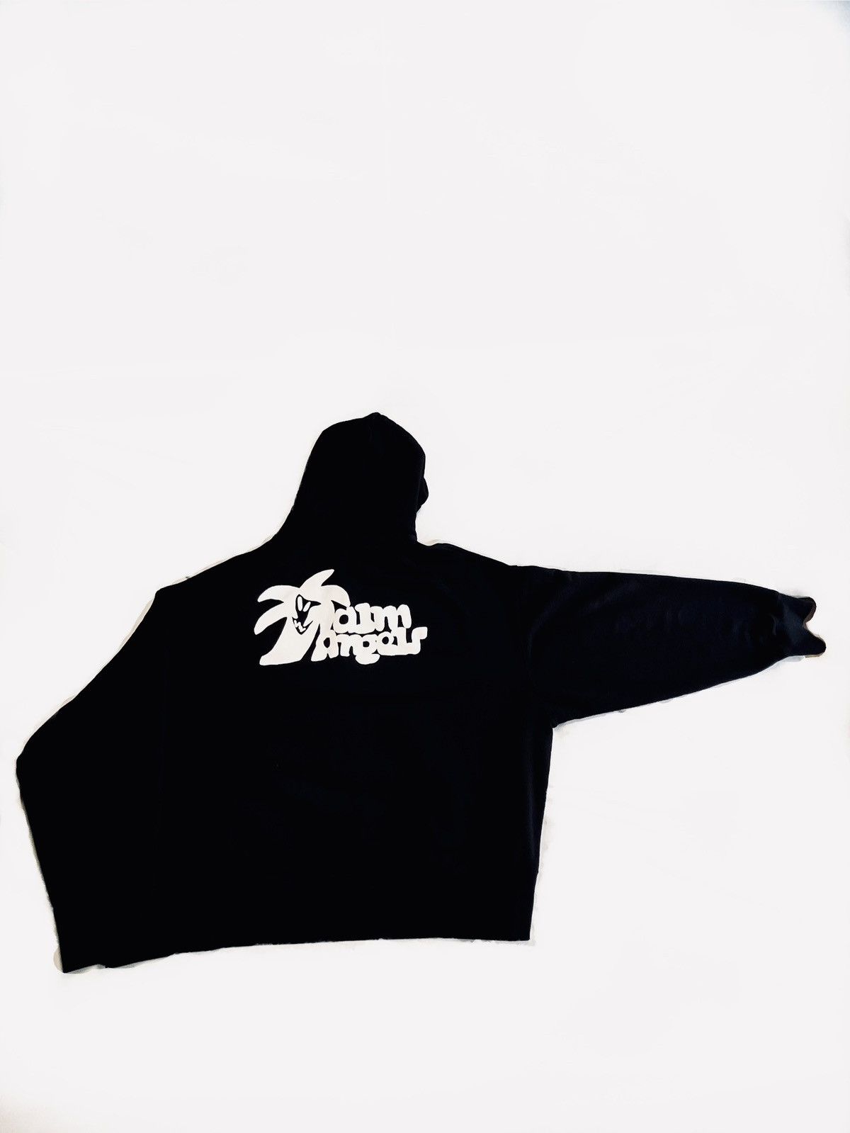 Palm Angels Palm Angels logo-print zip-up hoodie OVERSIZED - size XXXL Size US XXL / EU 58 / 5 - 5 Thumbnail