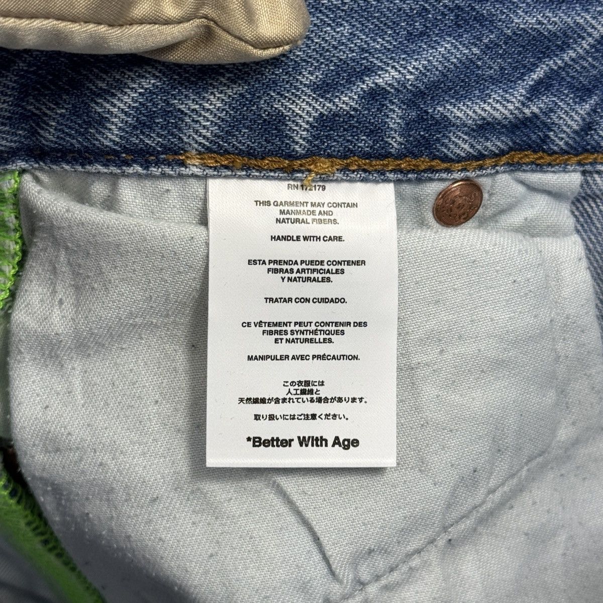 Better With Age LEVI’S HARRISON TRIPLE WIDE DENIM SHORTS Size US 30 / EU 46 - 8 Thumbnail