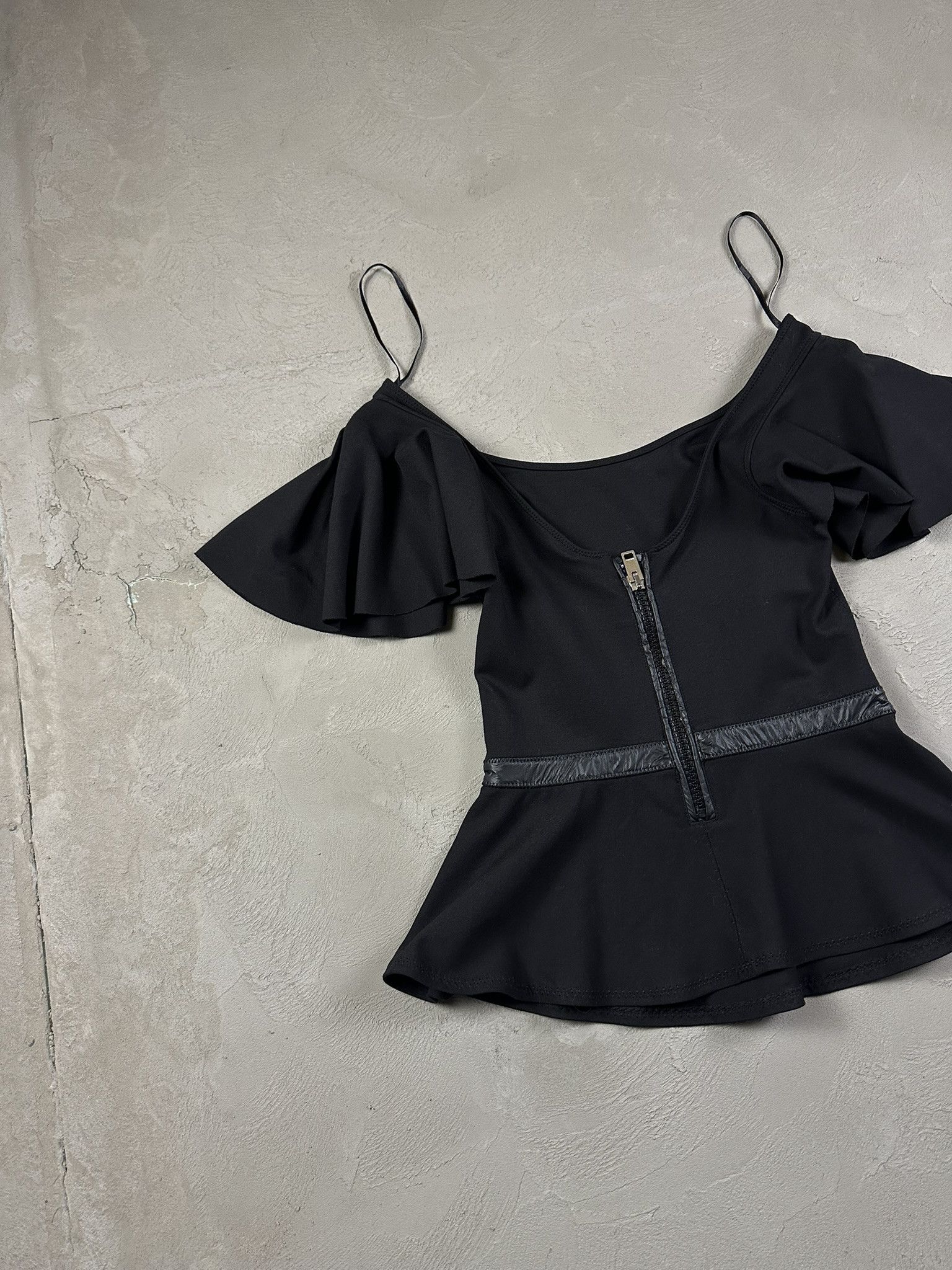 Diesel Vintage Y2k Diesel Avant Garde Blouse 2000s Size M / US 6-8 / IT 42-44 - 2 Thumbnail