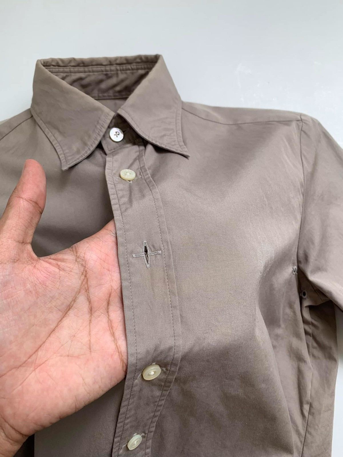 Number (N)ine × Takahiromiyashita The Soloist. 2001 Number Nine Knight Croped Shirt Size US M / EU 48-50 / 2 - 6 Thumbnail
