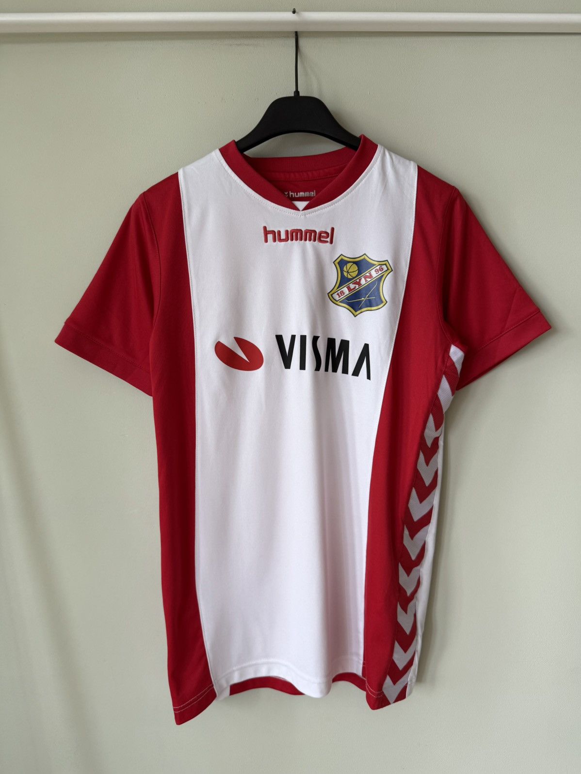 Hummel 2021/22 Hummel 18 Lyn 96 #47 Home soccer jersey tshirt Size US S / EU 44-46 / 1 - 1 Thumbnail