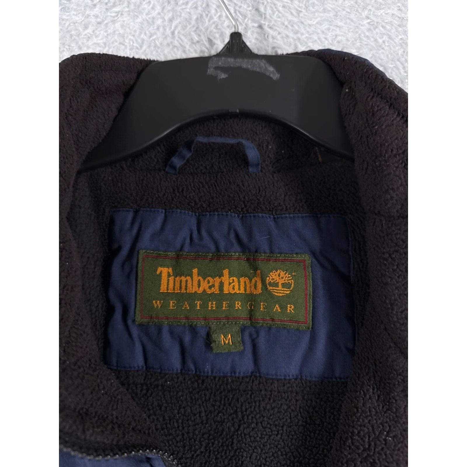 Timberland Timberland Jacket Mens Medium Blue Weathergear Full Zip Fleece Lined READ ME Size US M / EU 48-50 / 2 - 6 Thumbnail