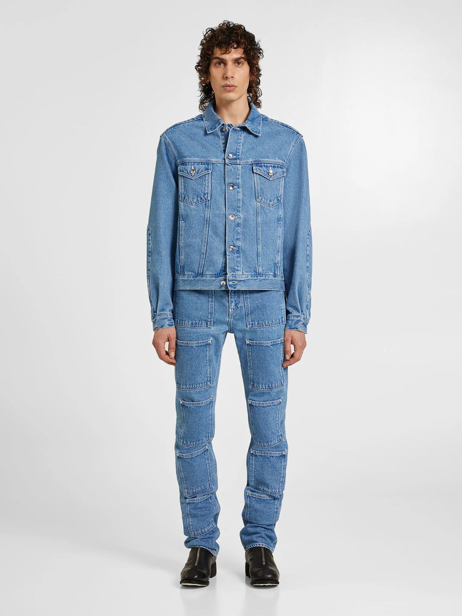 Other LOURDES 20-POCKET DENIM JEANS Size US 30 / EU 46 - 4 Thumbnail