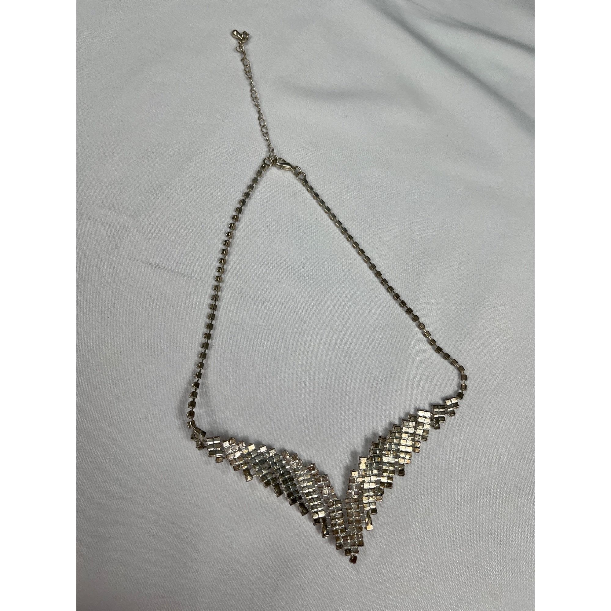 Other Silver Tone SKU 002 and 036 Rhinestone Infinity Bracelet V Size ONE SIZE - 3 Thumbnail
