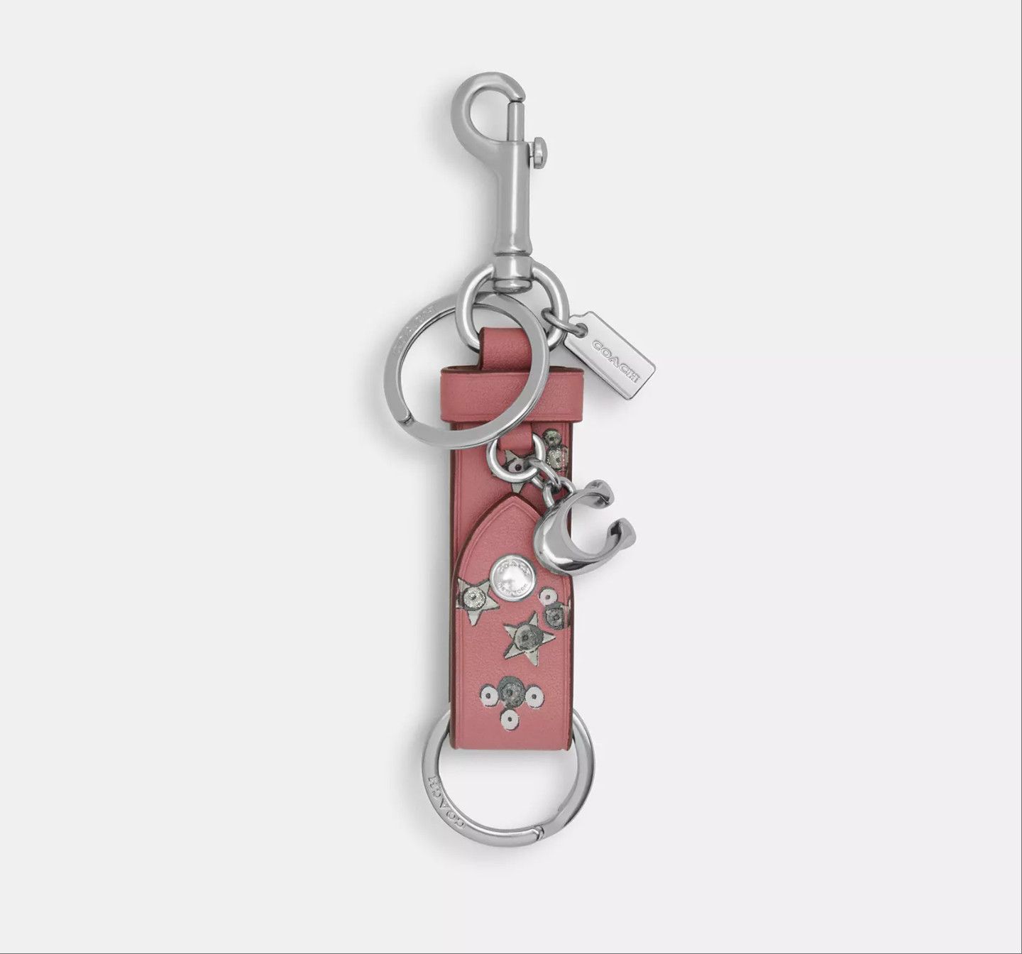 Coach Trigger Snap Bag Charm With Star Print CCF03 Size ONE SIZE - 2 Thumbnail