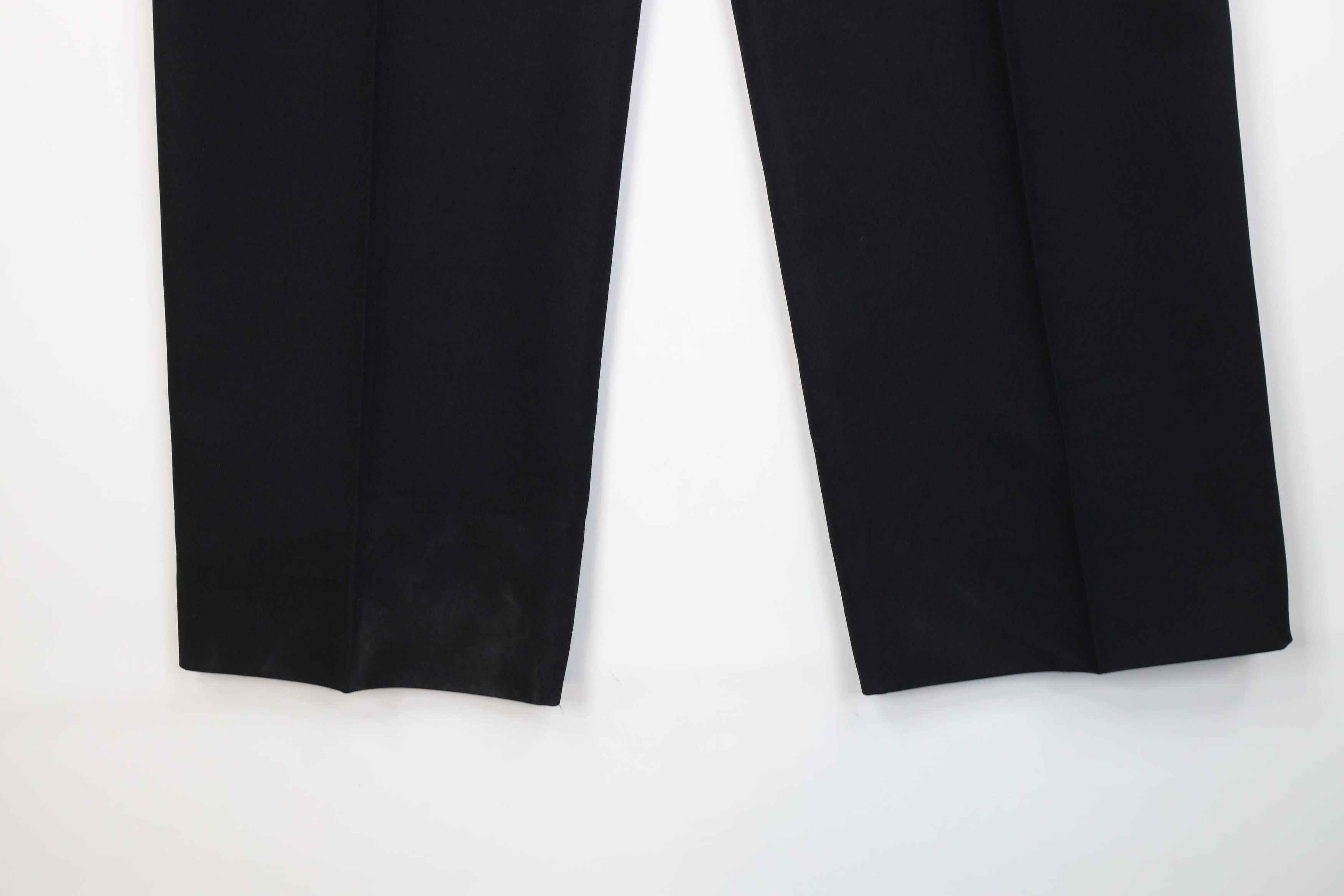 Vintage Vintage 90s Streetwear Buckle Waist Prom Tuxedo Pants Black Size US 36 / EU 52 - 11 Thumbnail