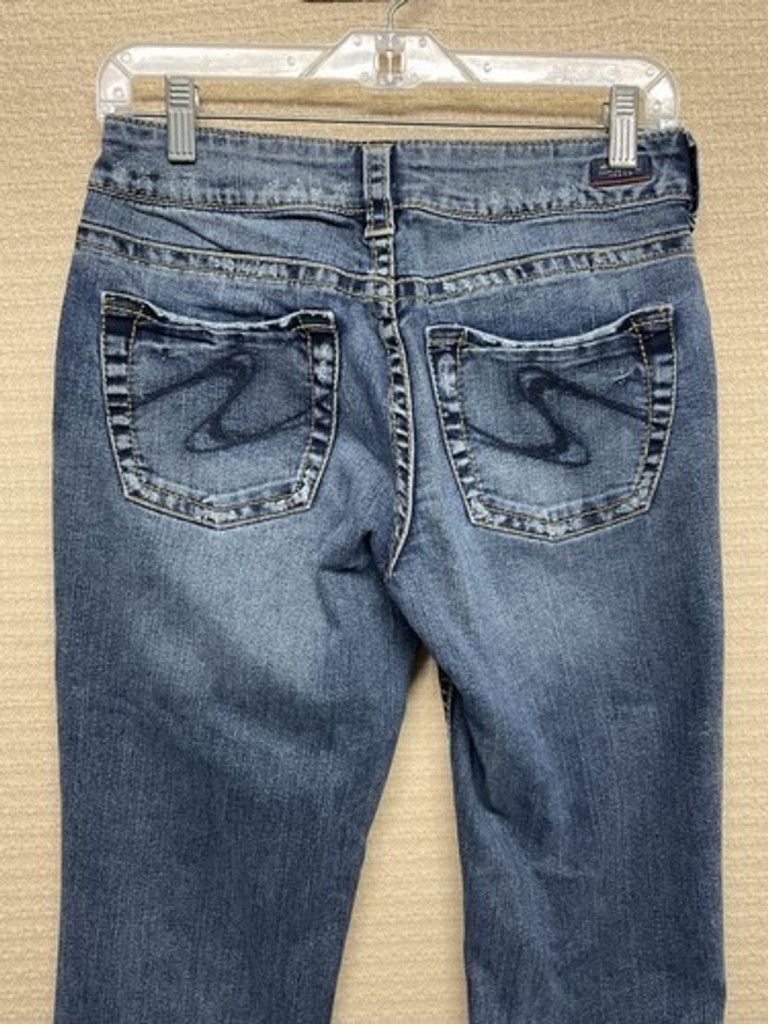 Silver Jeans Co. Silver Jeans Suki Grunge Surplus Bootcut Jeans Women 28x32 Size 28" / US 6 / IT 42 - 4 Thumbnail