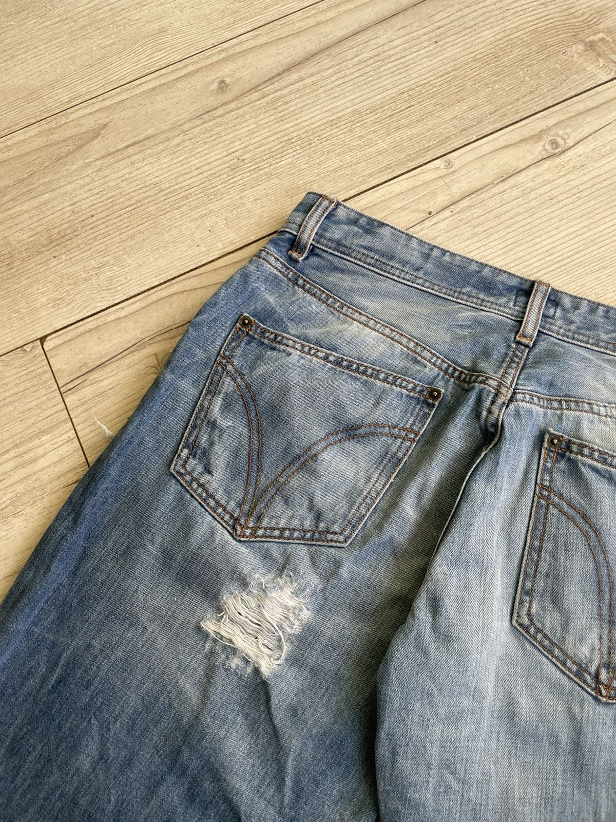 Dolce & Gabbana Dolce & Gabbana Distressed Jeans Size US 33 - 18 Thumbnail