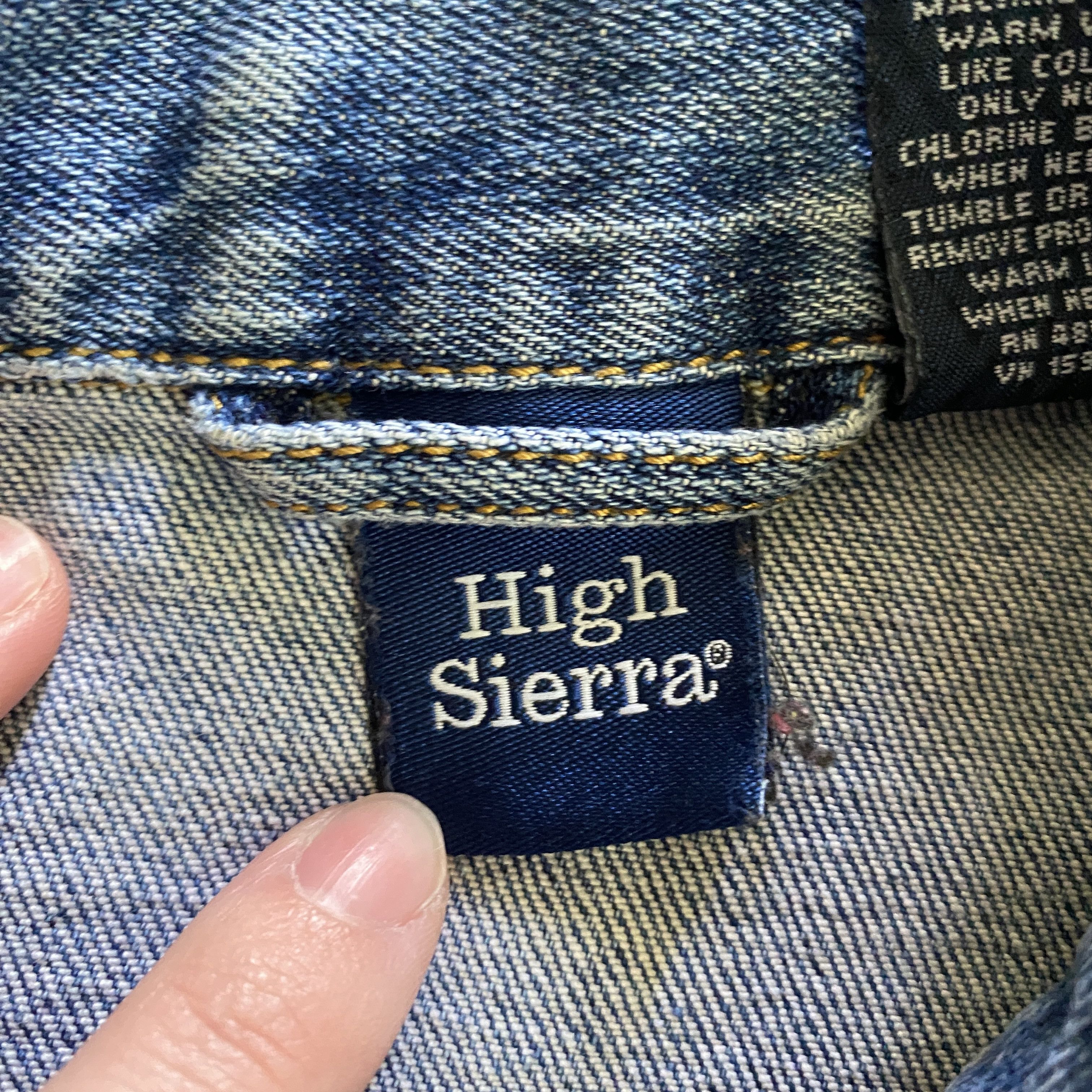High Sierra High Sierra Cropped Denim Jacket – Size XL, Y2K Style Size XL / US 12-14 / IT 48-50 - 11 Thumbnail