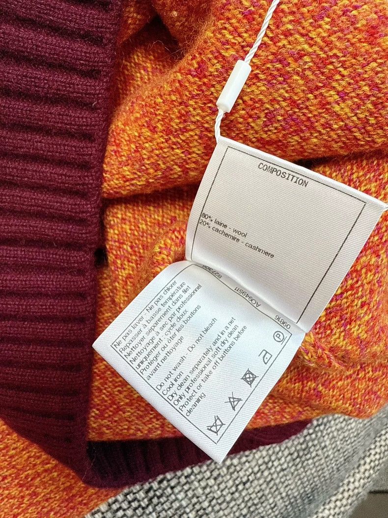 Chanel Chanel Orange and purple round-neck long-sleeved knitwear Size XS / US 0-2 / IT 36-38 - 7 Thumbnail