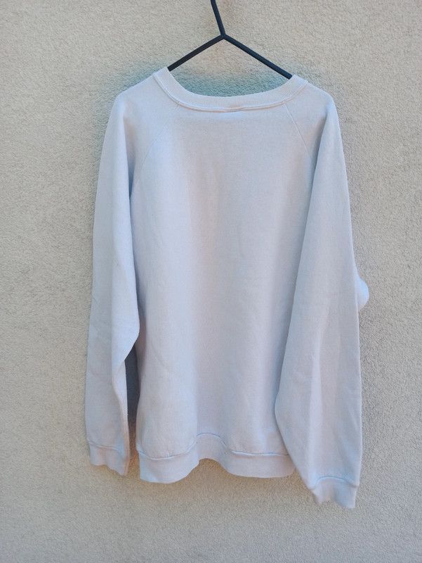 Vintage 1980s thrashed Clint Eastwood movin' on Raglan crewneck Size US L / EU 52-54 / 3 - 2 Thumbnail