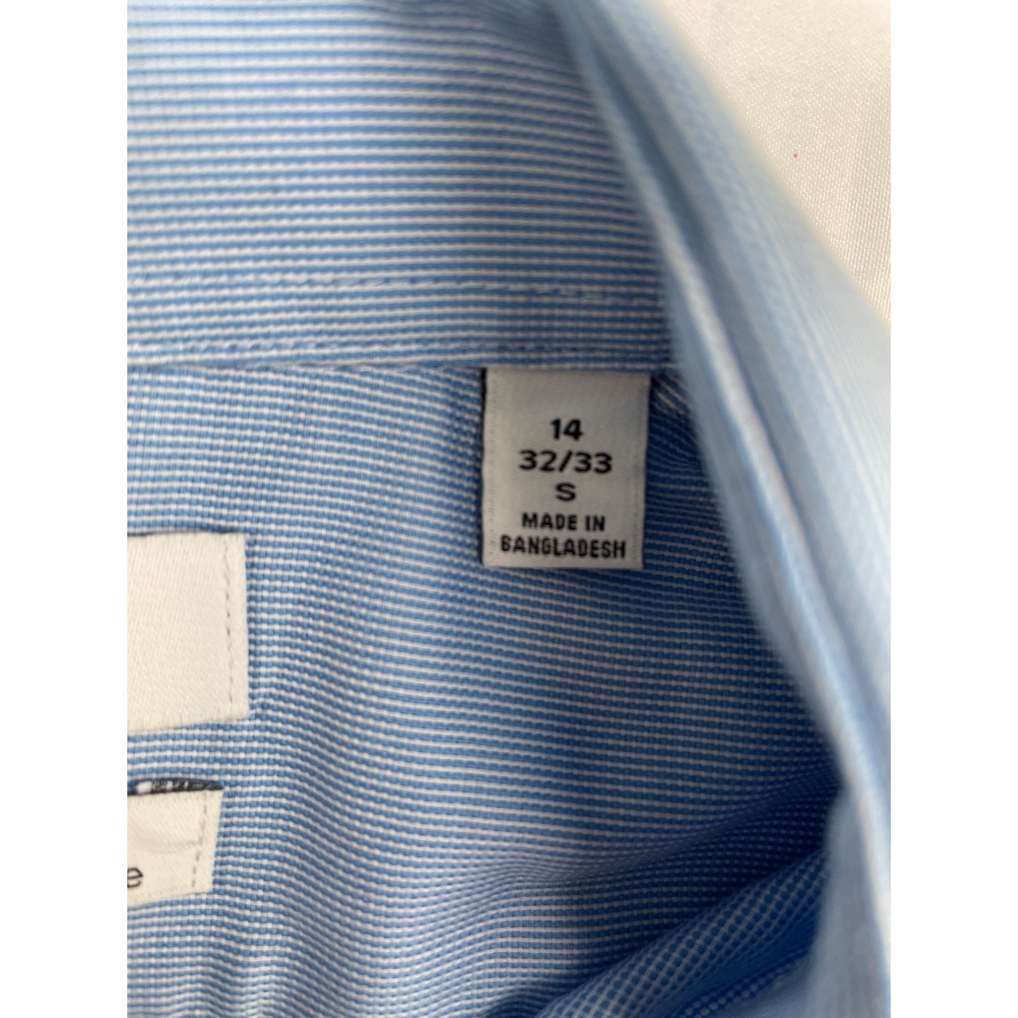 Calvin Klein Calvin Klein Men's Blue Button Up Shirt Slim, Stretch Size S Size US S / EU 44-46 / 1 - 7 Thumbnail