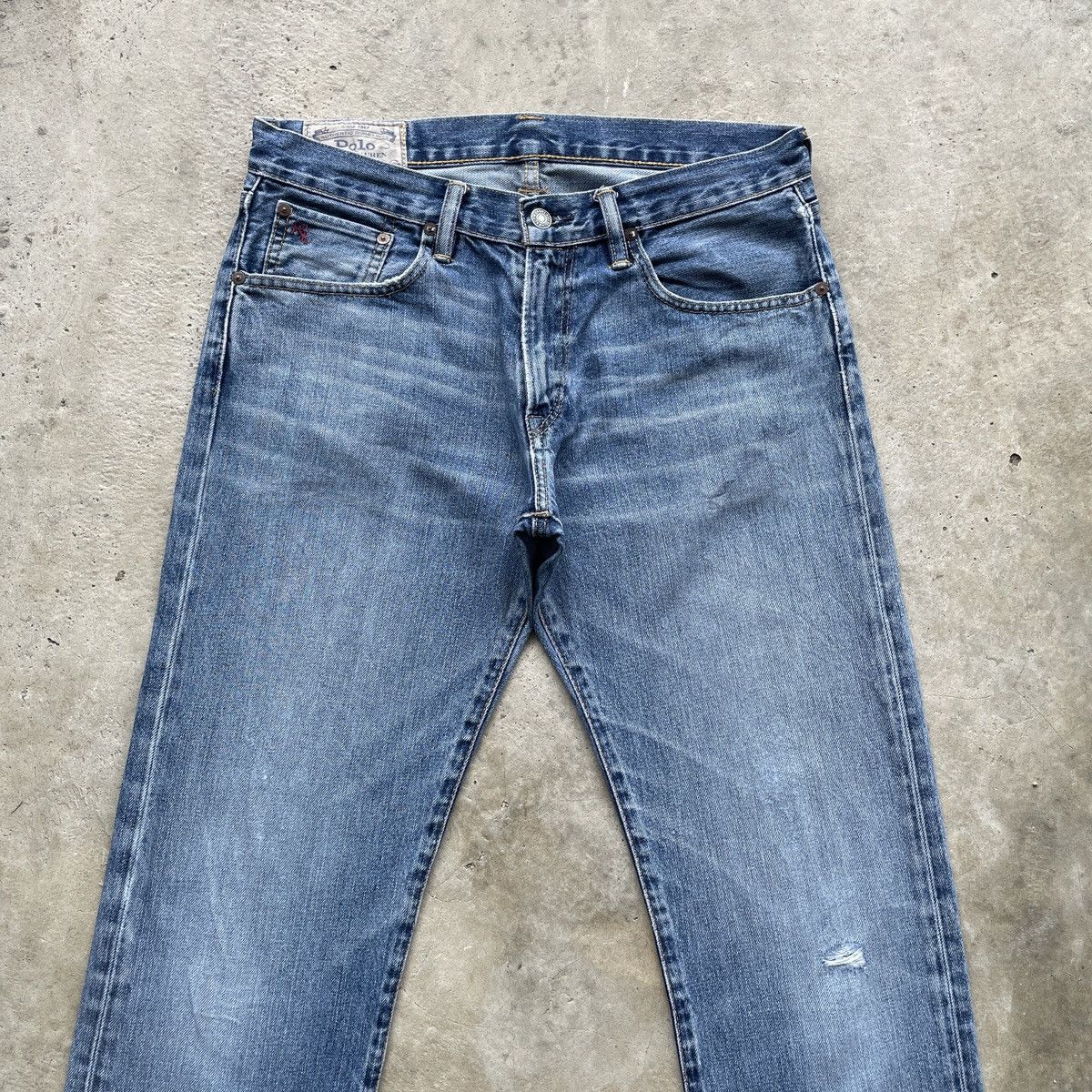 Jean × Polo Ralph Lauren × Ralph Lauren Vintage Polo Ralph Lauren Faded Jeans Denim Pants W32 Size US 32 / EU 48 - 3 Thumbnail