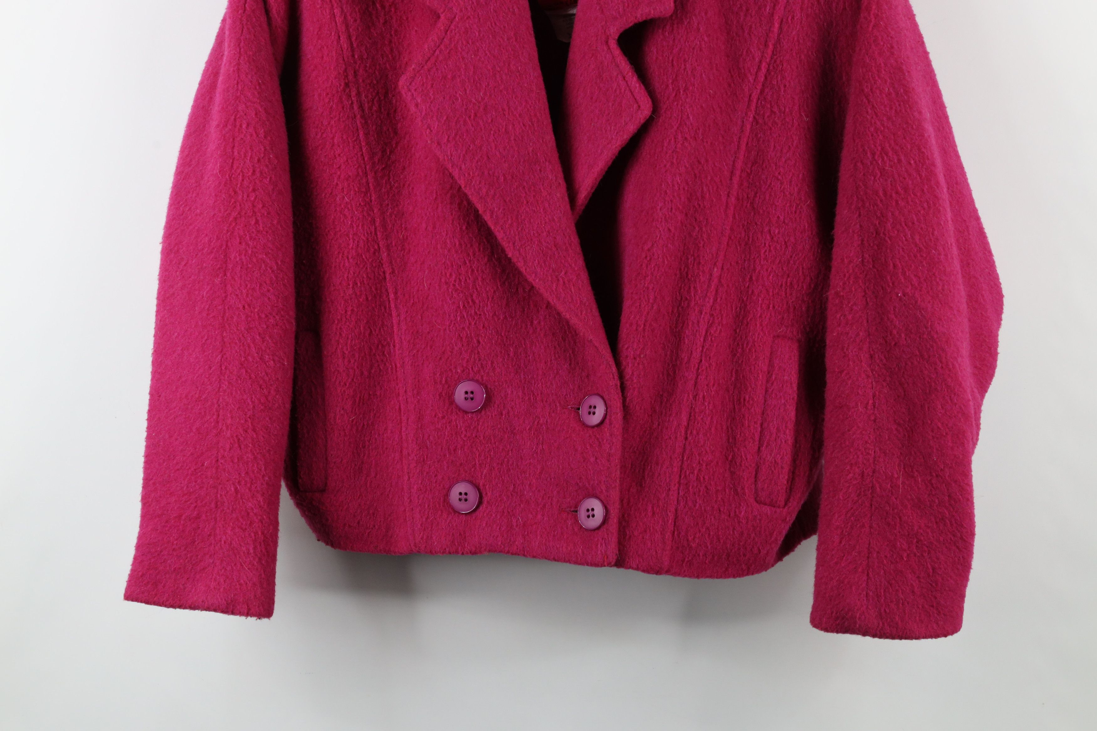 Vintage Vintage 80s 90s Streetwear Sleeve Wool Cropped Blazer Jacket Size S / US 4 / IT 40 - 3 Thumbnail