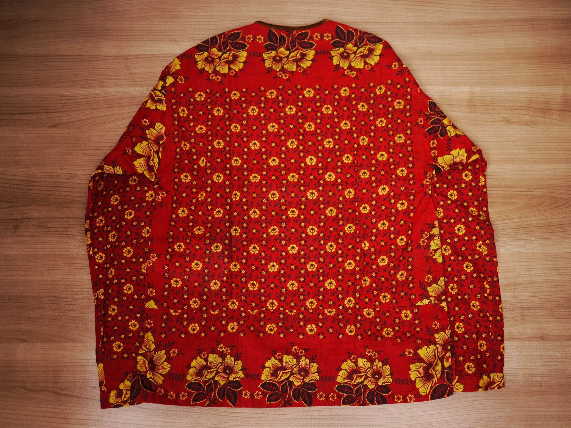 Visvim Visvim ICT Tunic P.O Red Allover Floral 4 Size US XL / EU 56 / 4 - 6 Thumbnail
