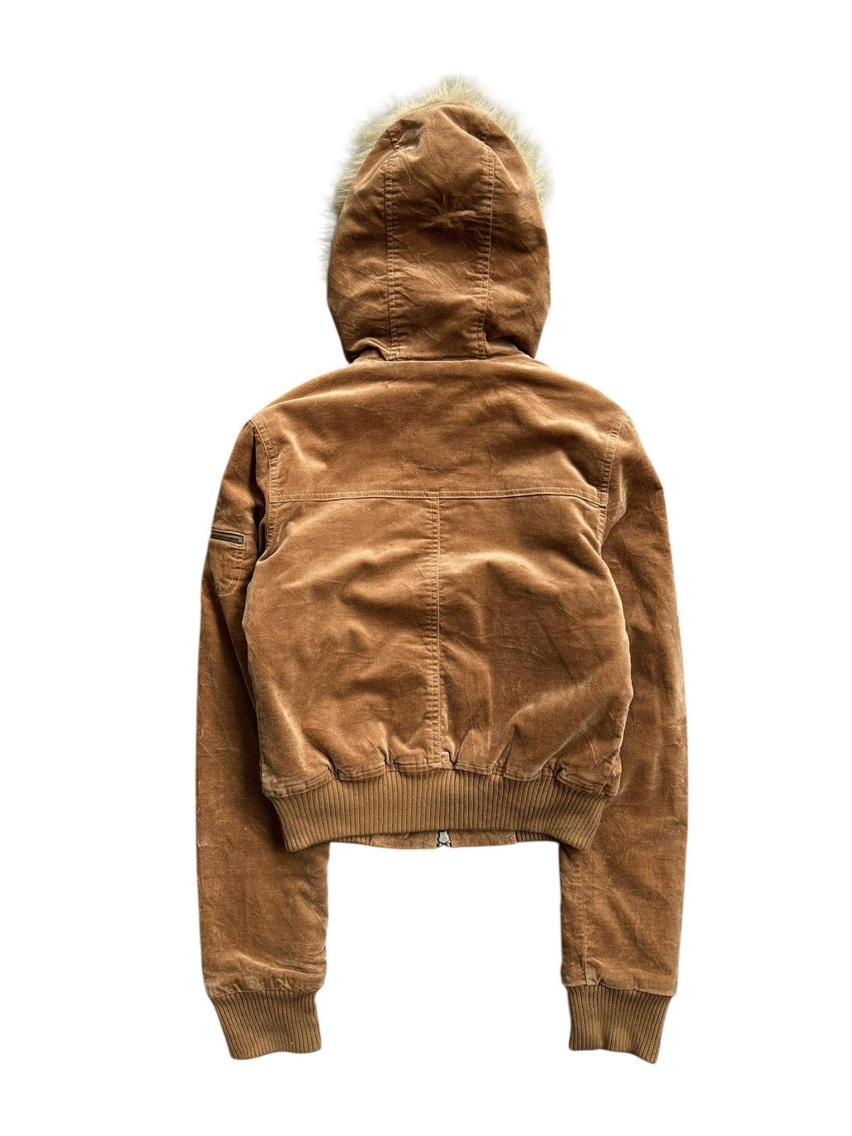 Hollister 2000s Hollister Cropped Fur Jacket Y2K Style Size M / US 6-8 / IT 42-44 - 2 Thumbnail