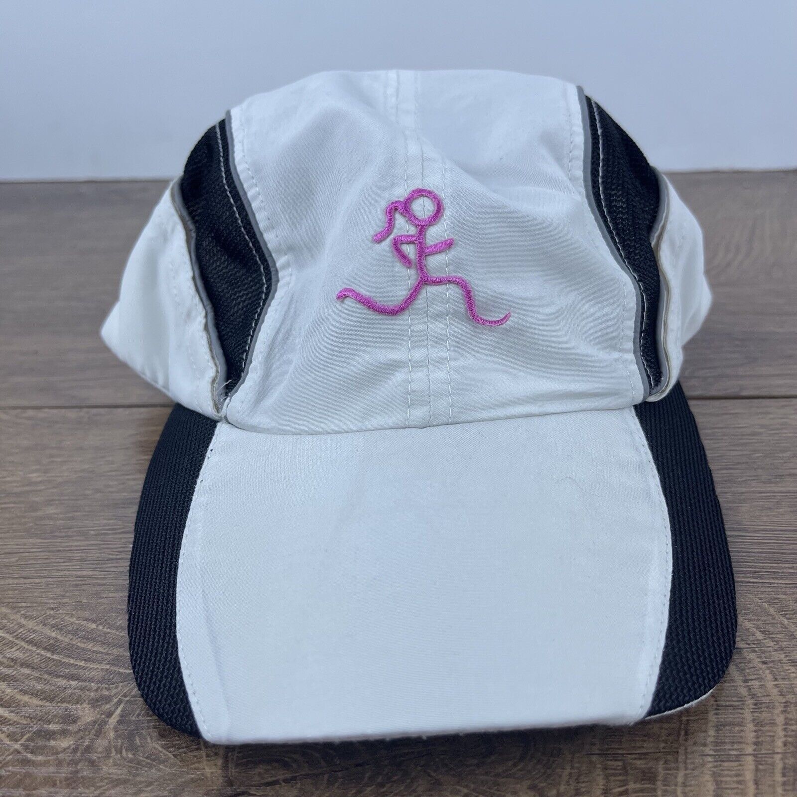Other Run Hat Running Runners Hat White Cap Hat Adjustable Hat Whi Size ONE SIZE - 2 Thumbnail