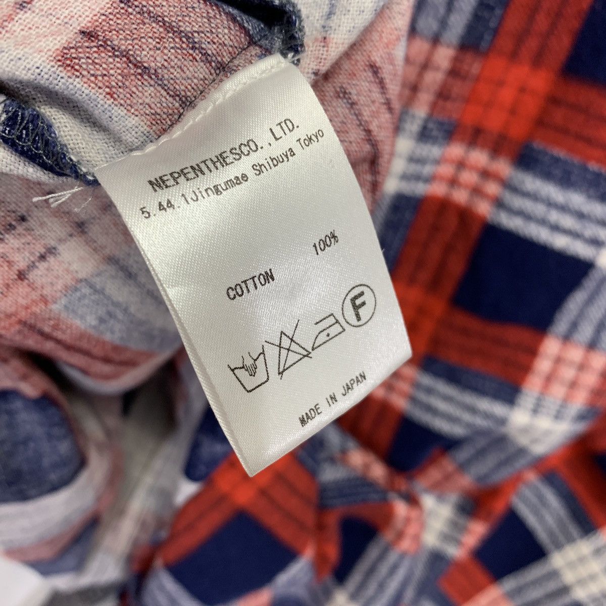 Needles 🇯🇵 Needles Rebuild Ribbon Cut Flannel Shirt Remake Size US M / EU 48-50 / 2 - 8 Thumbnail