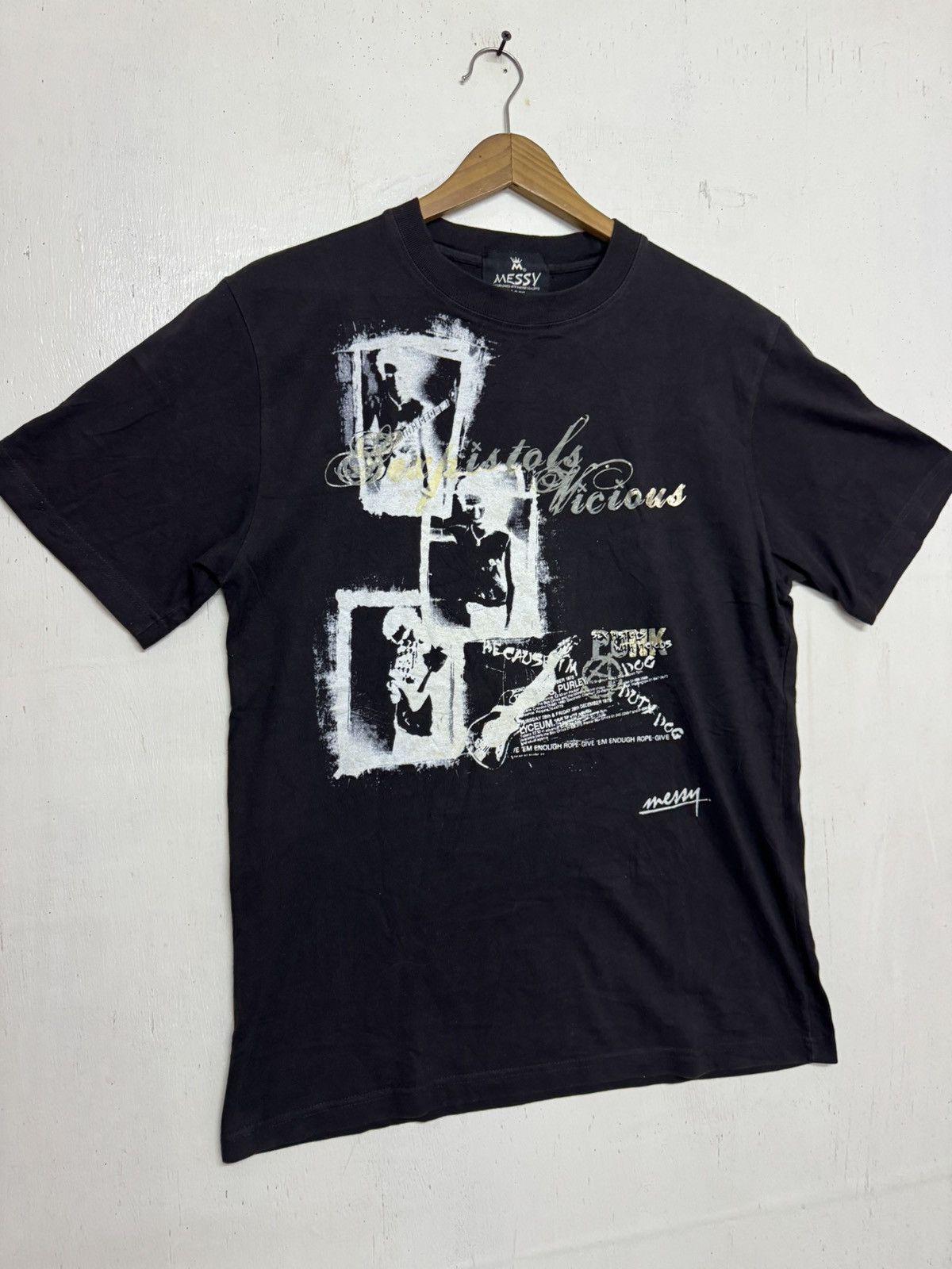 Band Tees × Vintage Sex pistol vicious X messy black Size US L / EU 52-54 / 3 - 5 Thumbnail