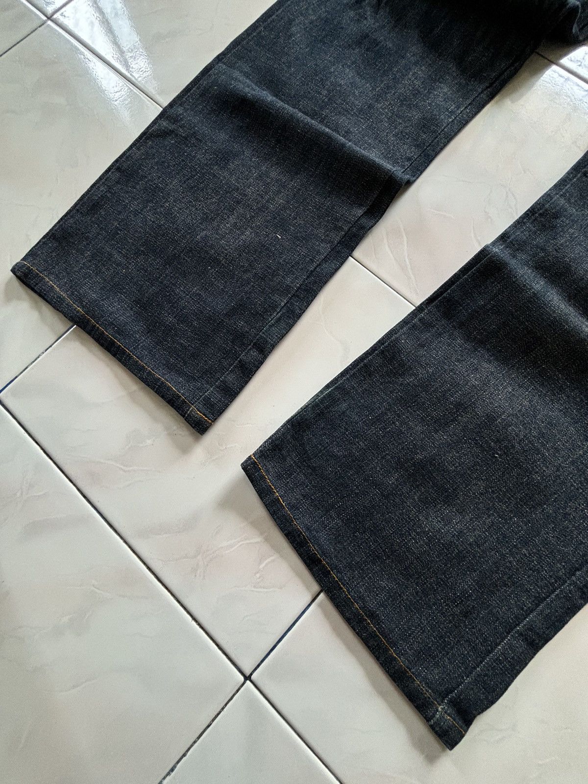 Japan Blue Juvenile Delinquent X Japan Blue Panelling Indigo Dyed Jeans Size US 38 / EU 54 - 17 Thumbnail