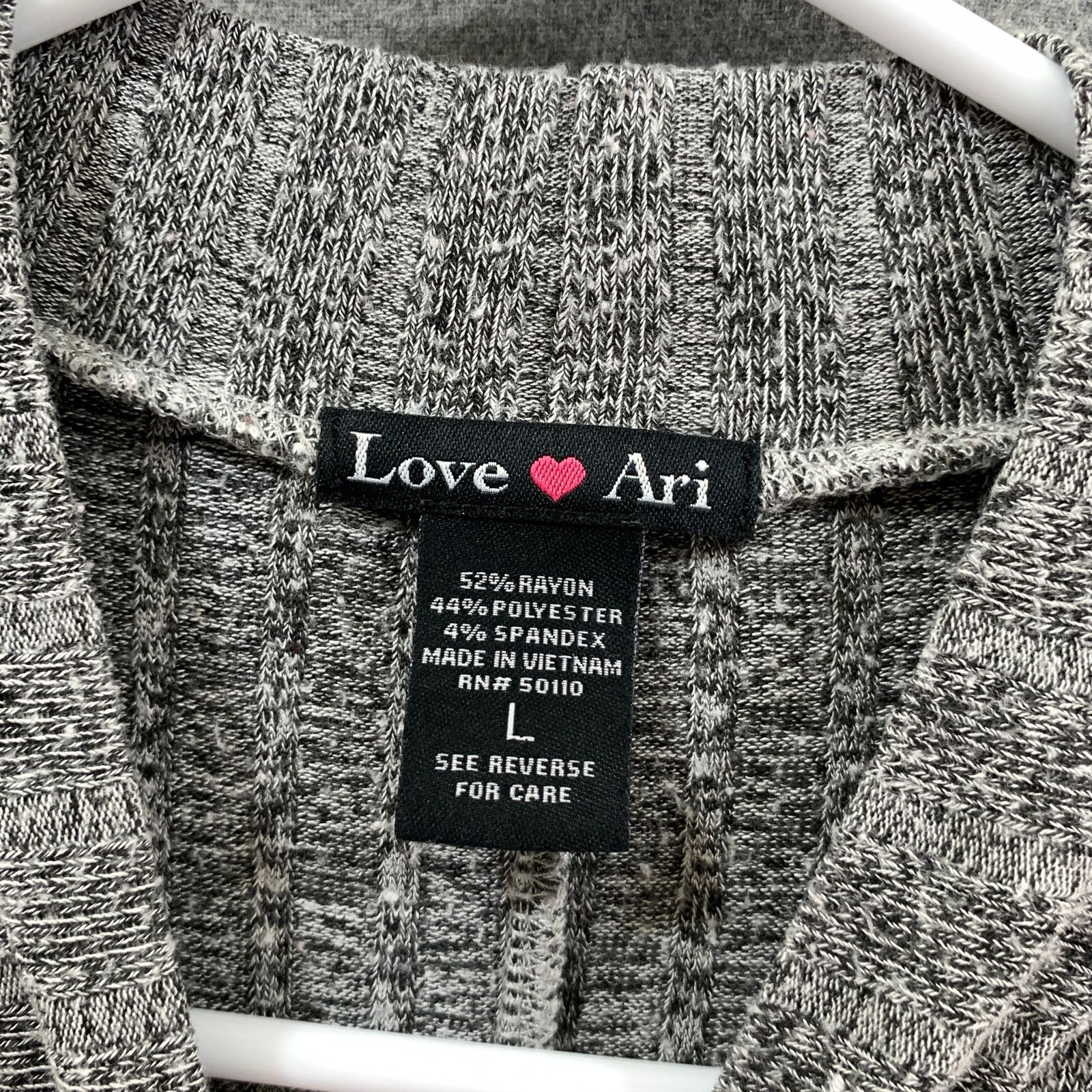 Other Love Ari Gray Dress Women Large Long Sleeve Sweater Dress Size L / US 10 / IT 46 - 3 Thumbnail