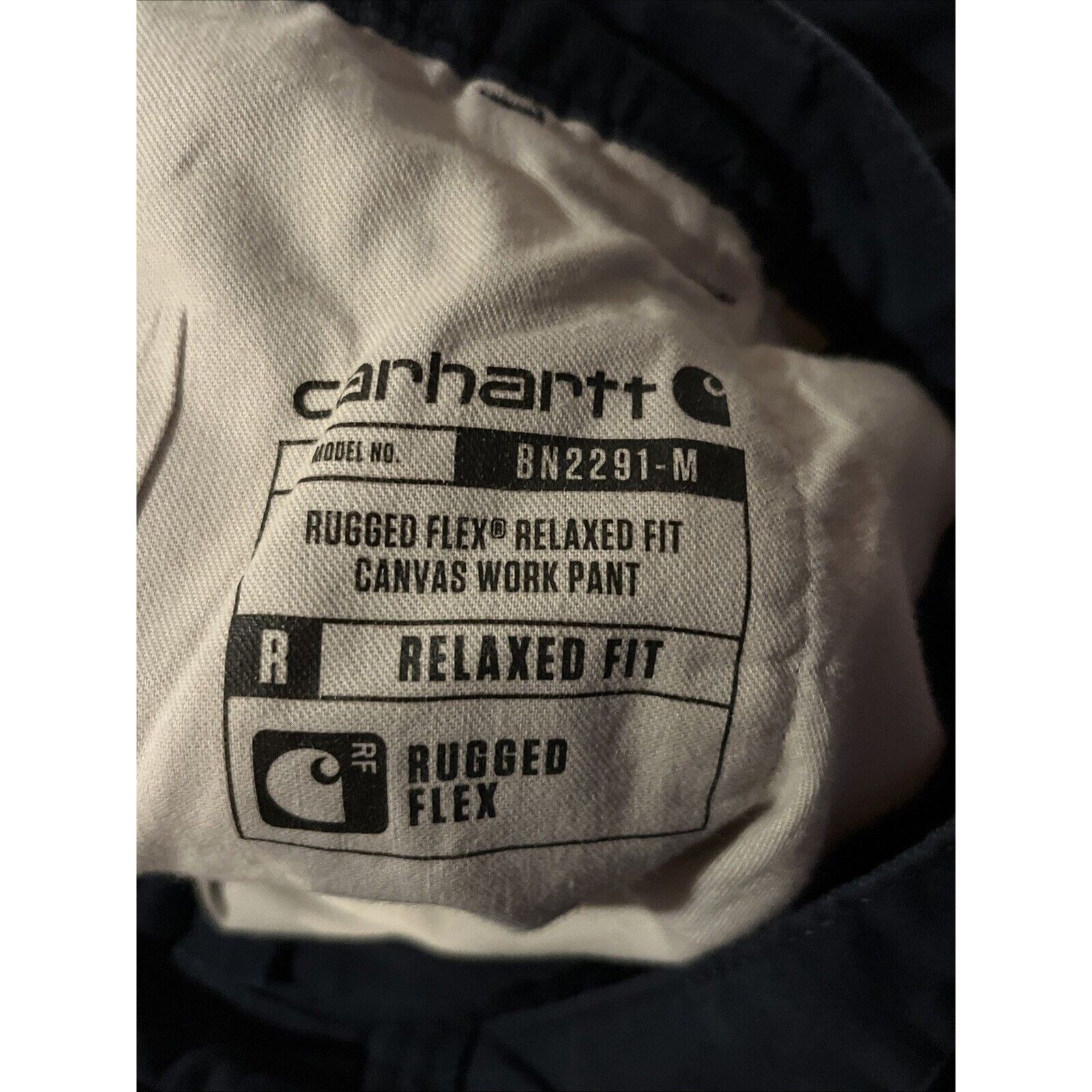 Carhartt Carhartt Pants Men’s 40x31 Fit Navy Canvas Carpenter Relaxed Size US 40 / EU 56 - 3 Thumbnail
