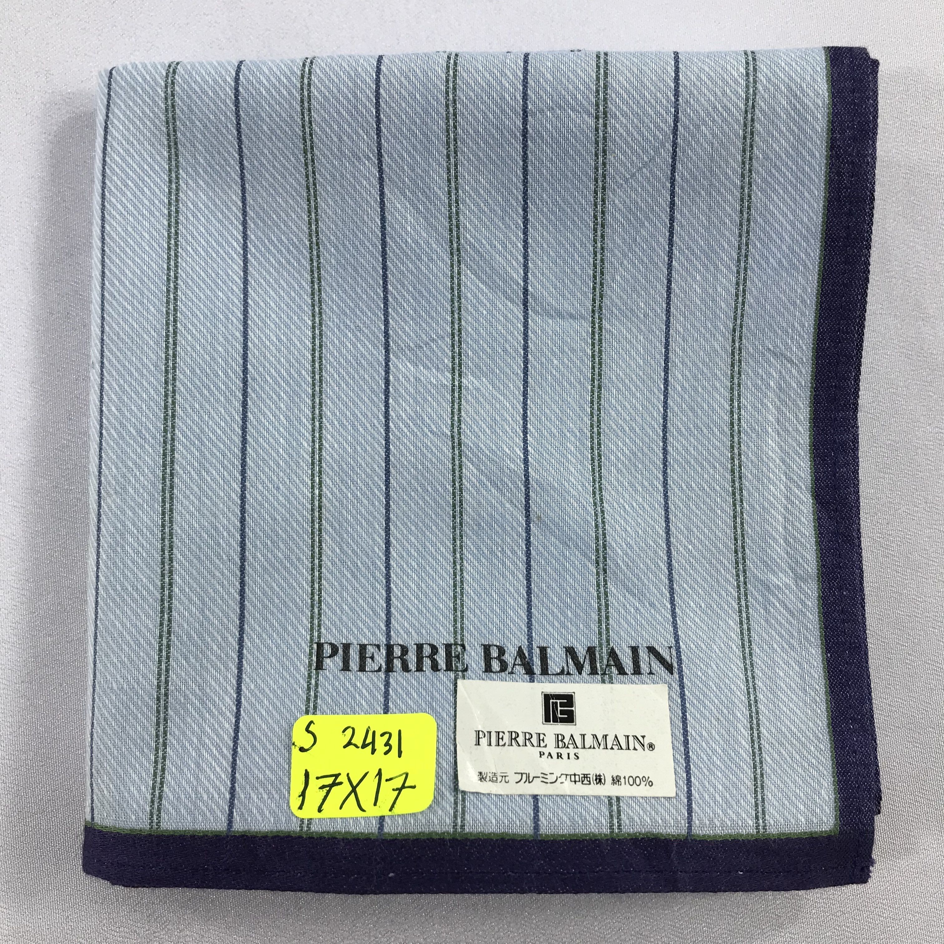 Pierre Balmain × Vintage Pierre Balmain Bandana / Handkerchief / Neckerchief - S2431 Size ONE SIZE - 5 Thumbnail