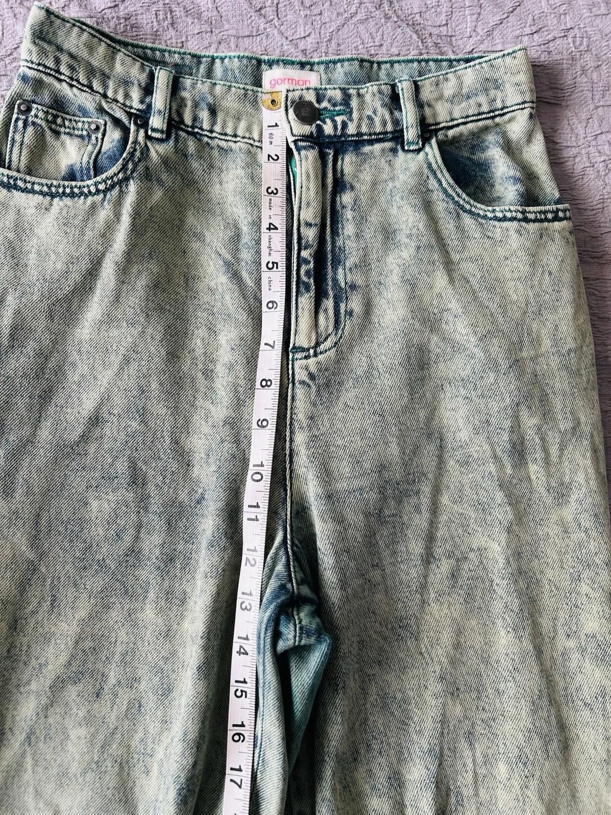 Designer Gorman Green Acid Wash Jeans Vtg 90’s Style Y2K - Sz 8/US 4 Size 27" / US 4 / IT 40 - 9 Thumbnail