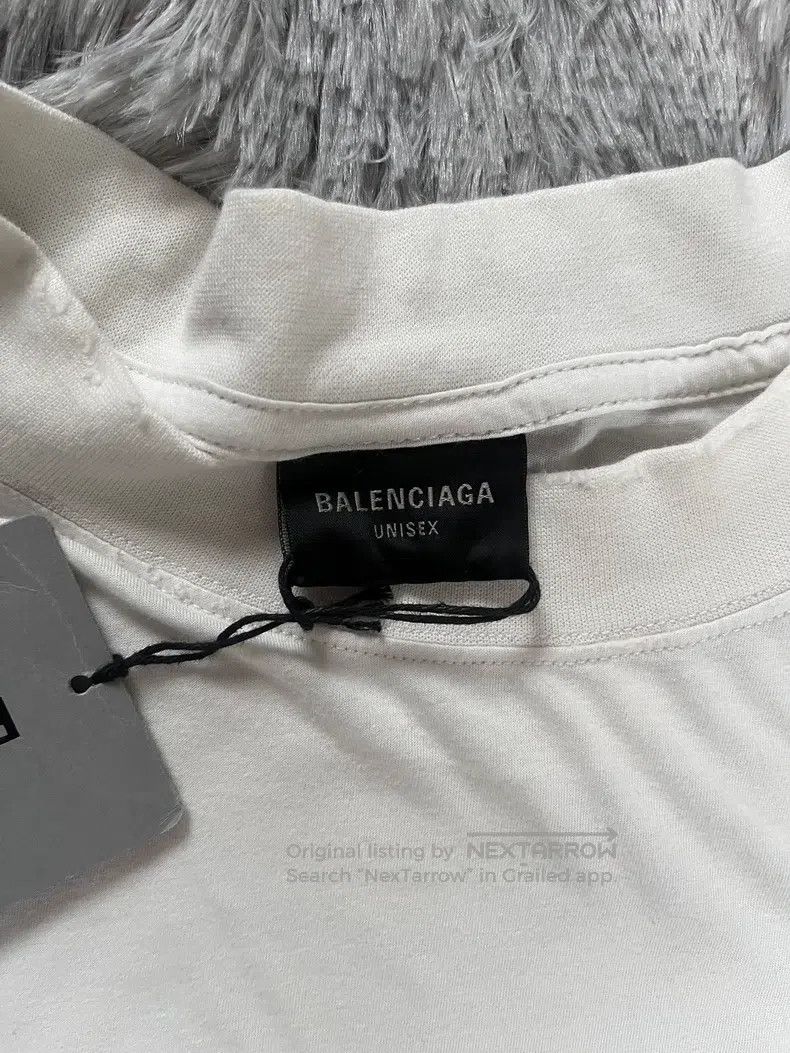 Balenciaga Balenciaga Collarless Letter Sleeveless T-Shirt Size US XL / EU 56 / 4 - 3 Thumbnail
