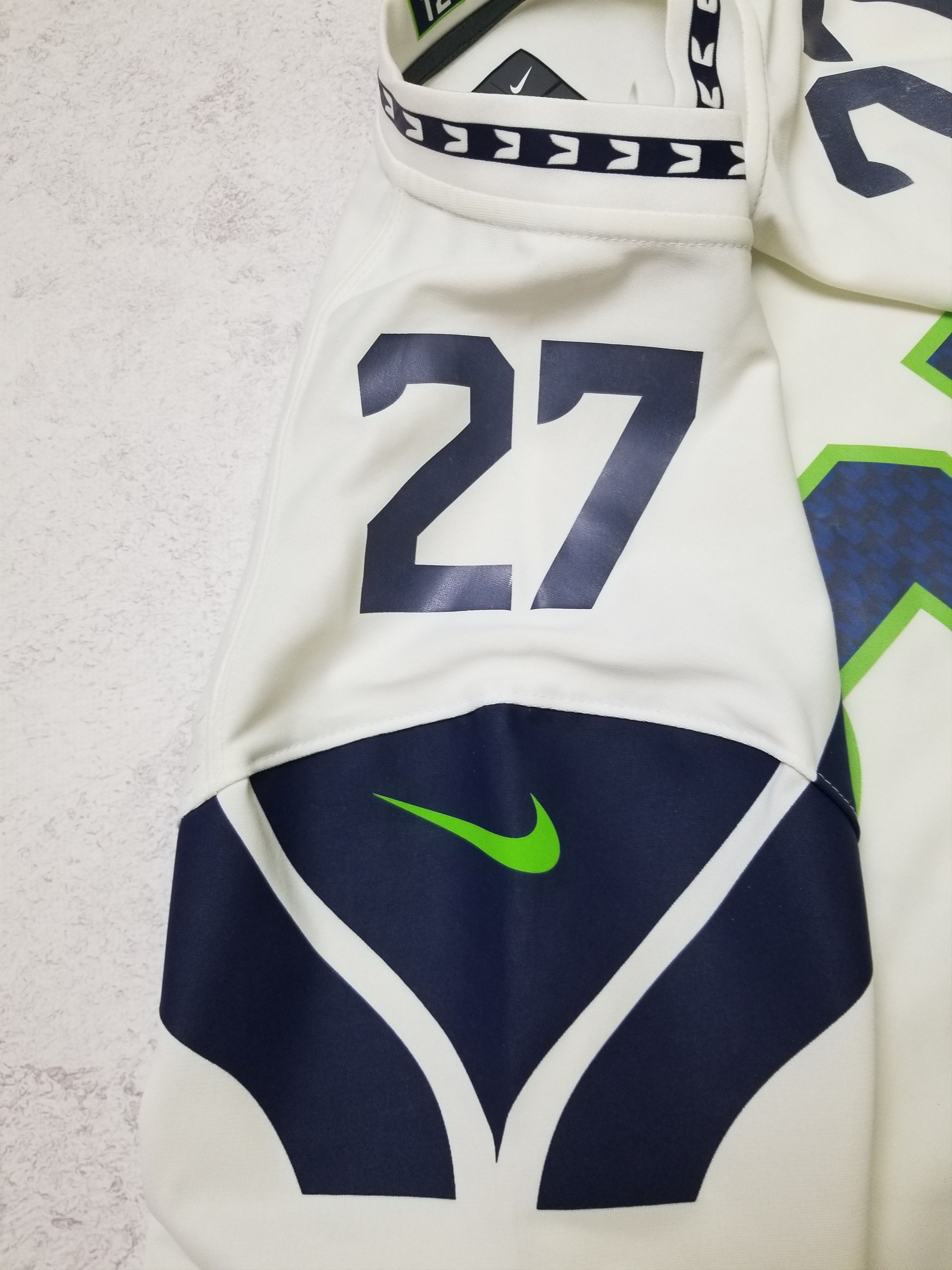 Nike Nike Seattle Seahawks # 27 Subat NFL Jersey Size US XXL / EU 58 / 5 - 5 Thumbnail