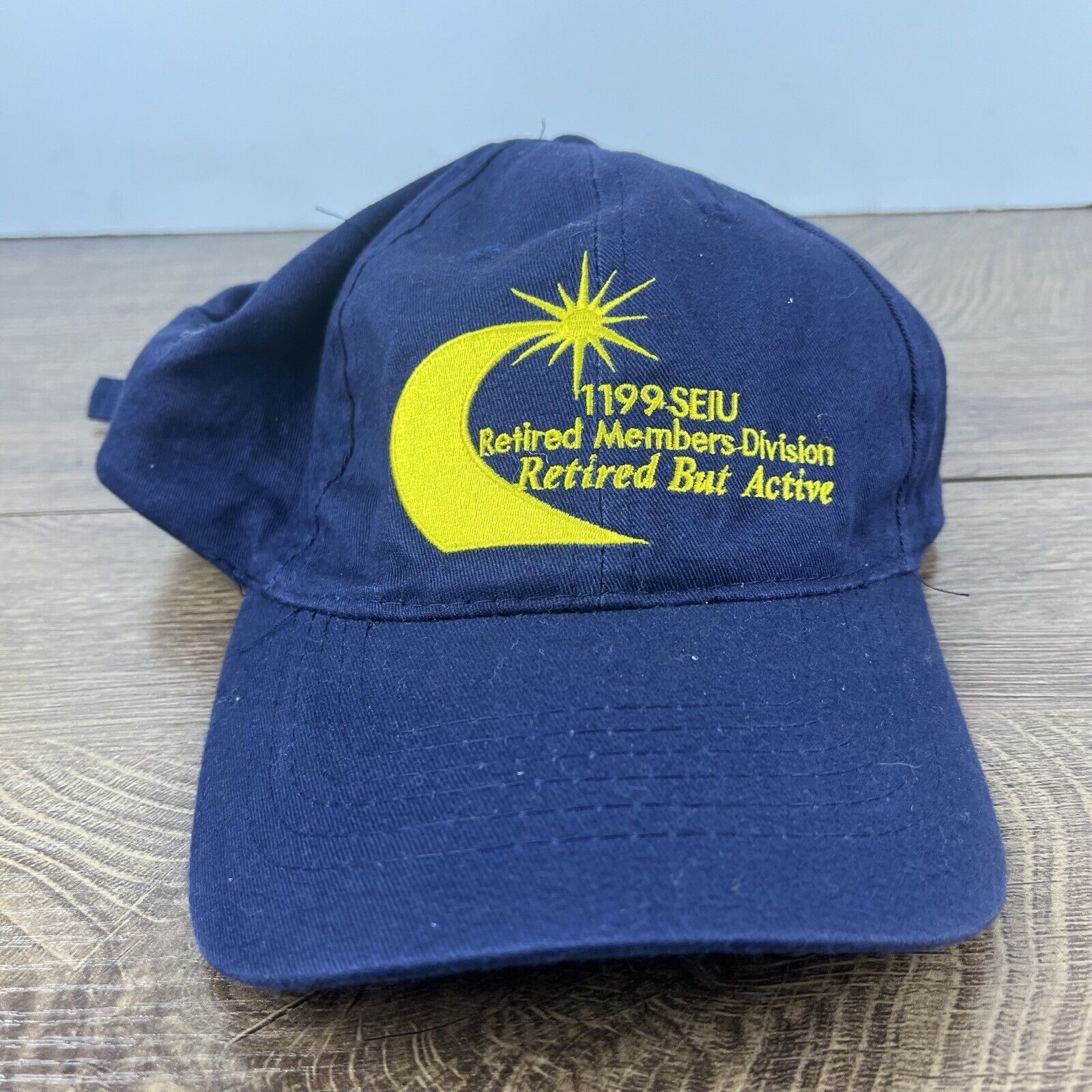 Other 1199 SEIU Hat Retired Active Adjustable Hat Blue Adjustable Size ONE SIZE - 2 Thumbnail