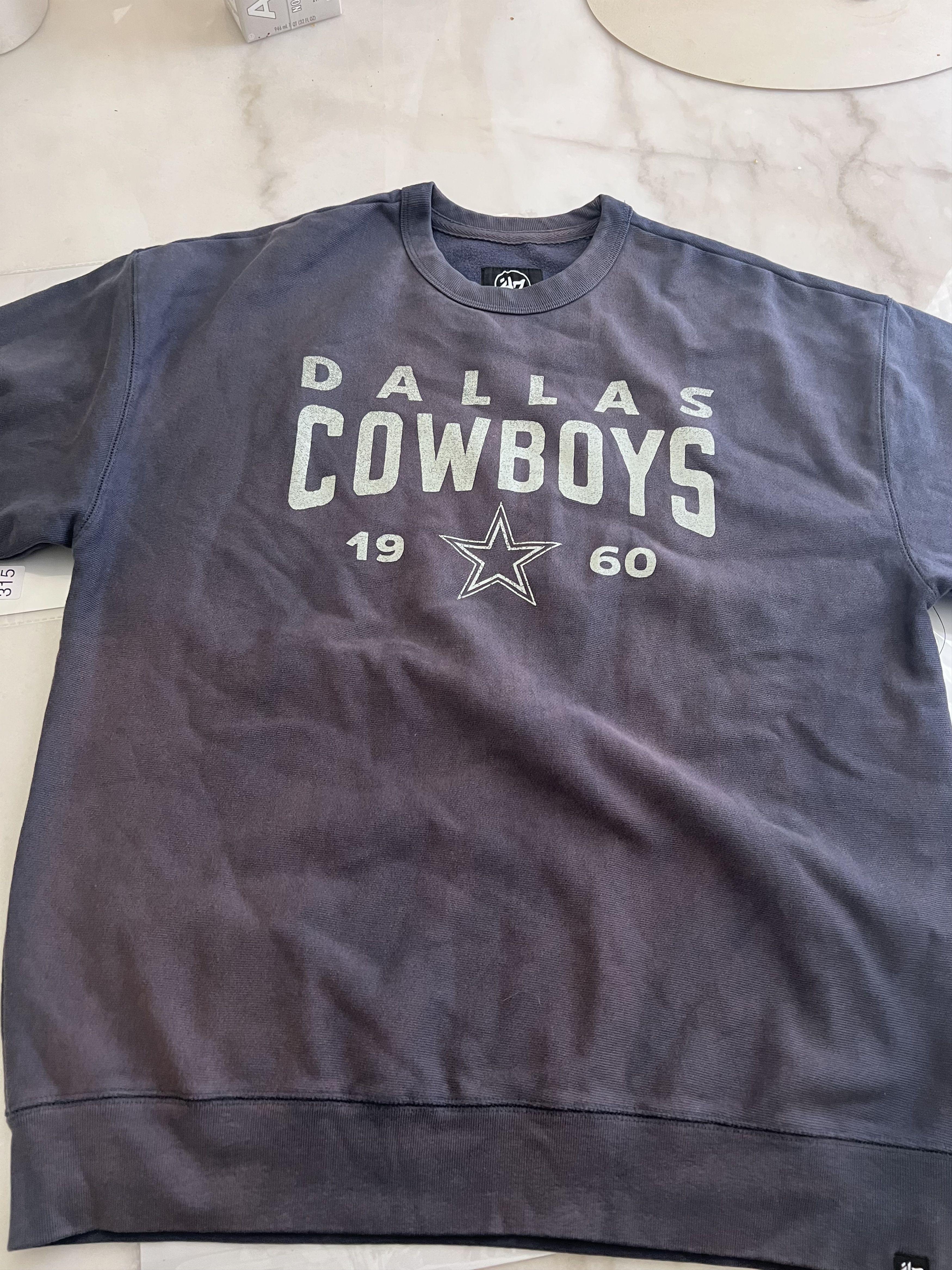 NFL Men’s ‘47 Brand NFL Dallas Cowboys Crewneck Sz Medium Size US M / EU 48-50 / 2 - 1 Thumbnail