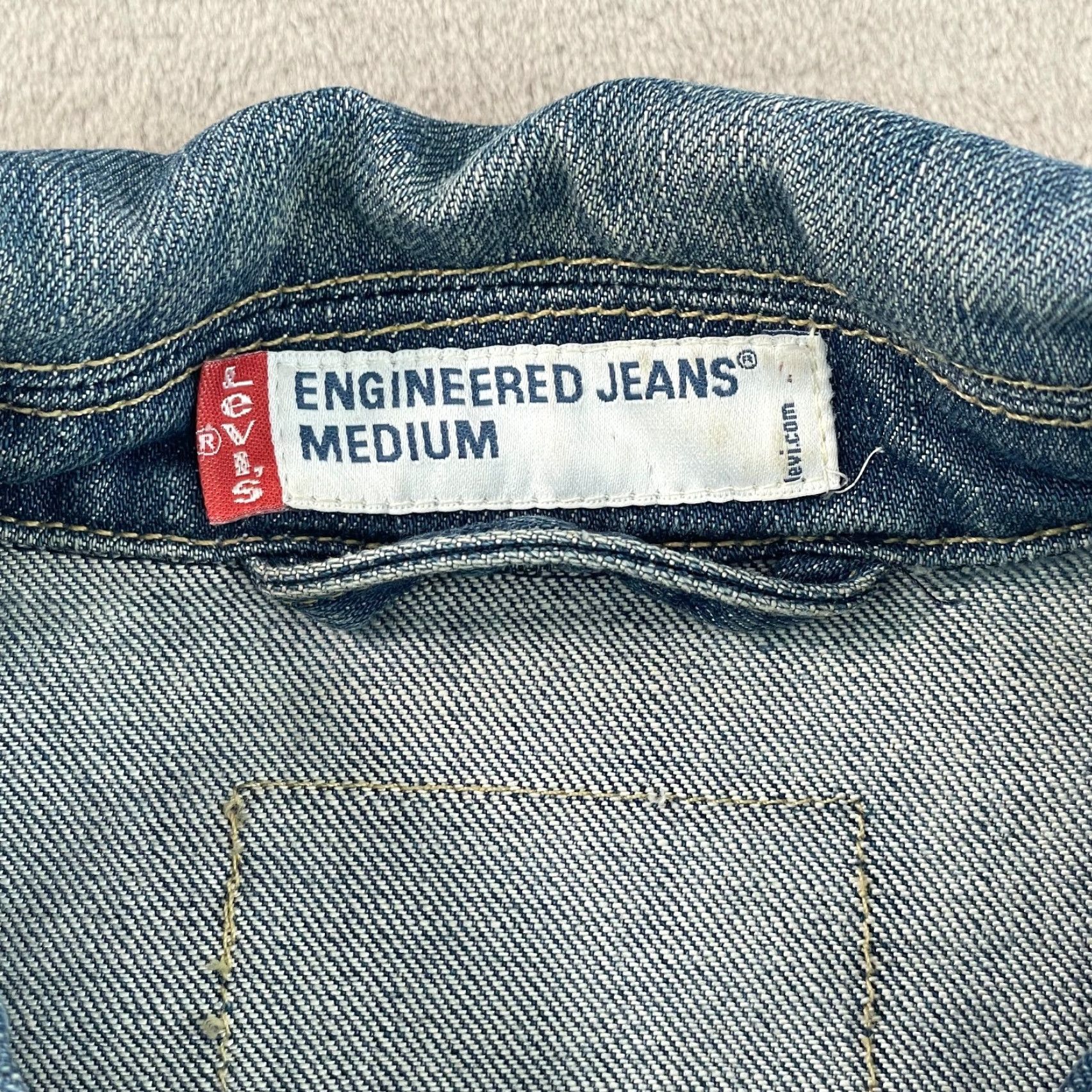 Levi's VINTAGE Levi's Engineered Jacket Men Medium Blue Washed Denim Red Tab 70100-0853 Size US M / EU 48-50 / 2 - 2 Thumbnail