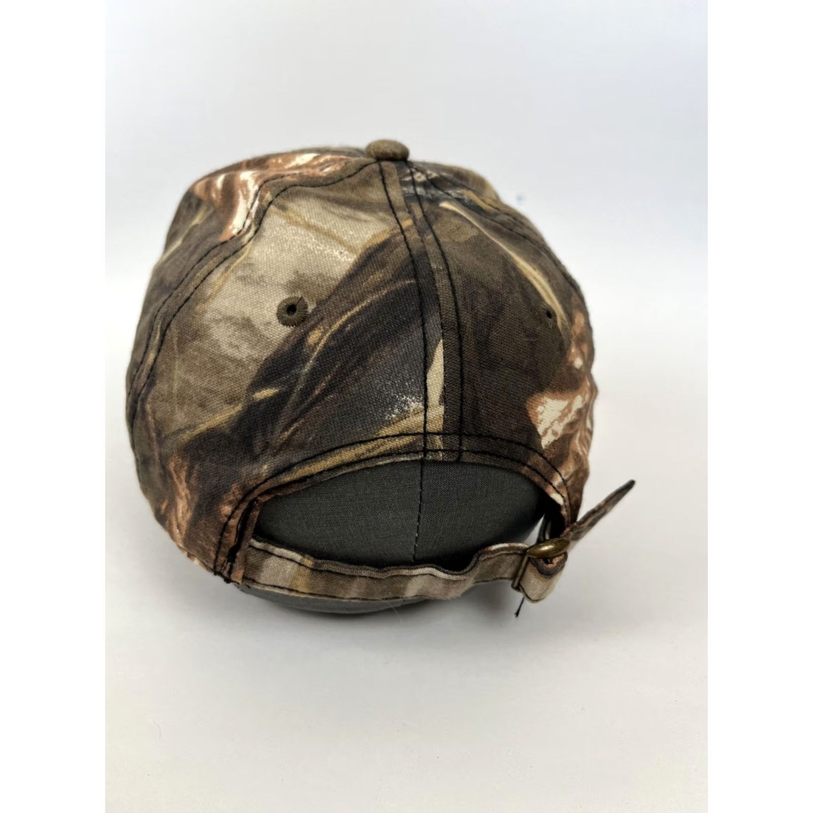 Pinko Ducks Unlimited Hat Cap Strap Back Womens One Size Brown Pink Logo Camo Hunting Size ONE SIZE - 4 Thumbnail