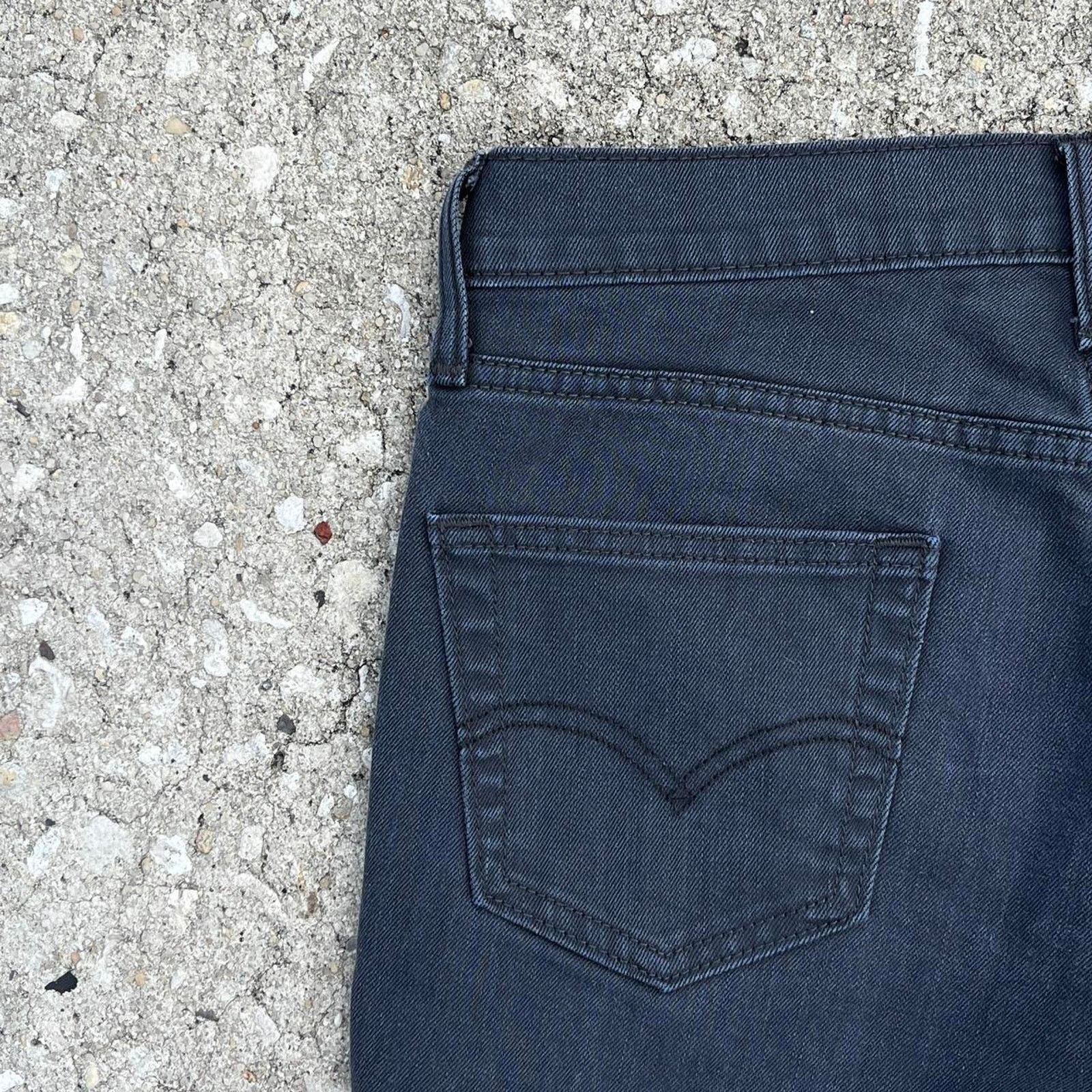 Levi's × Levi's Vintage Clothing × Vintage Crazy Y2K Levi’s 511 Faded Black Essential Denim Jeans Size US 30 / EU 46 - 3 Thumbnail