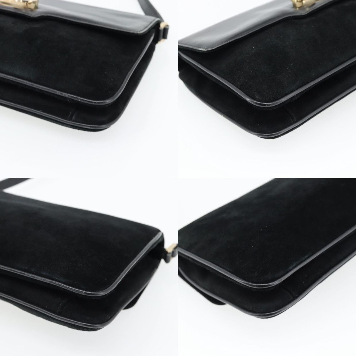 Gucci Gucci Suede Dionysus Shoulder Bag Black Size ONE SIZE - 14 Thumbnail