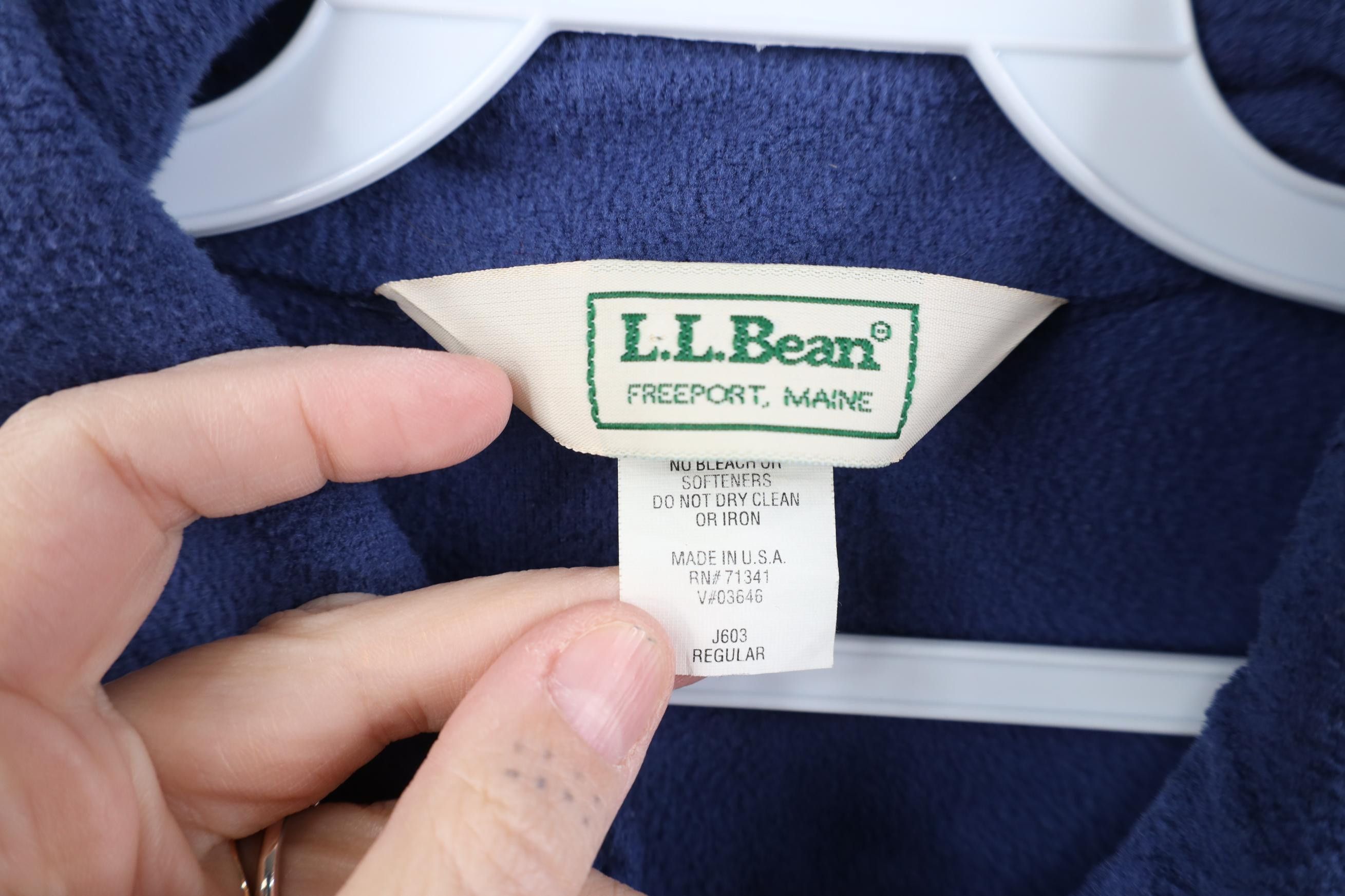 L.L. Bean Vintage 90s LL Bean Collared Polo Shirt Jacket Jac Shirt USA Size US XL / EU 56 / 4 - 6 Thumbnail