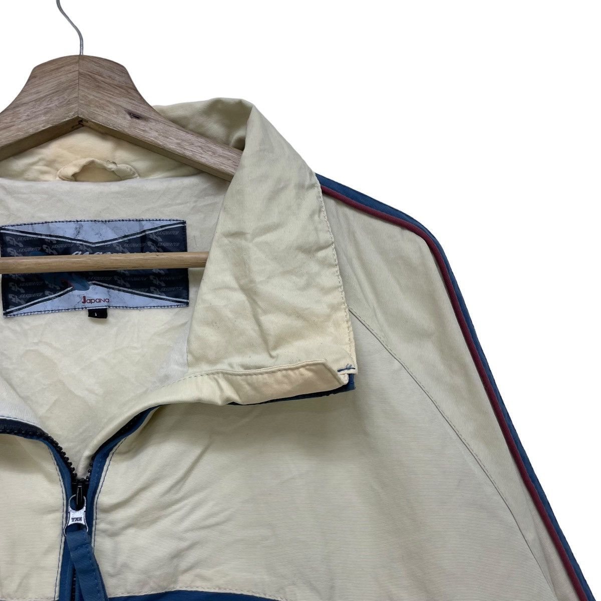 Japanese Brand × Sasquatchfabrix × Vintage Japanese Brand Sasquash Sunfaded Raglan Japan Jacket Size US M / EU 48-50 / 2 - 5 Thumbnail