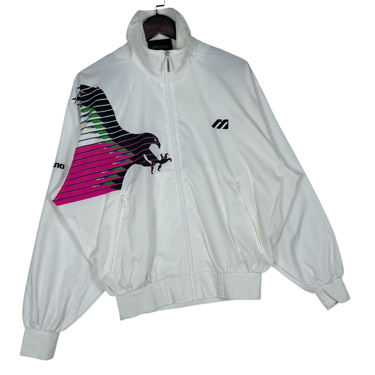 Mizuno RARE Vintage 90s Mizuno Ivan Lendl Tennis Jacket Size US L / EU 52-54 / 3 - 3 Thumbnail