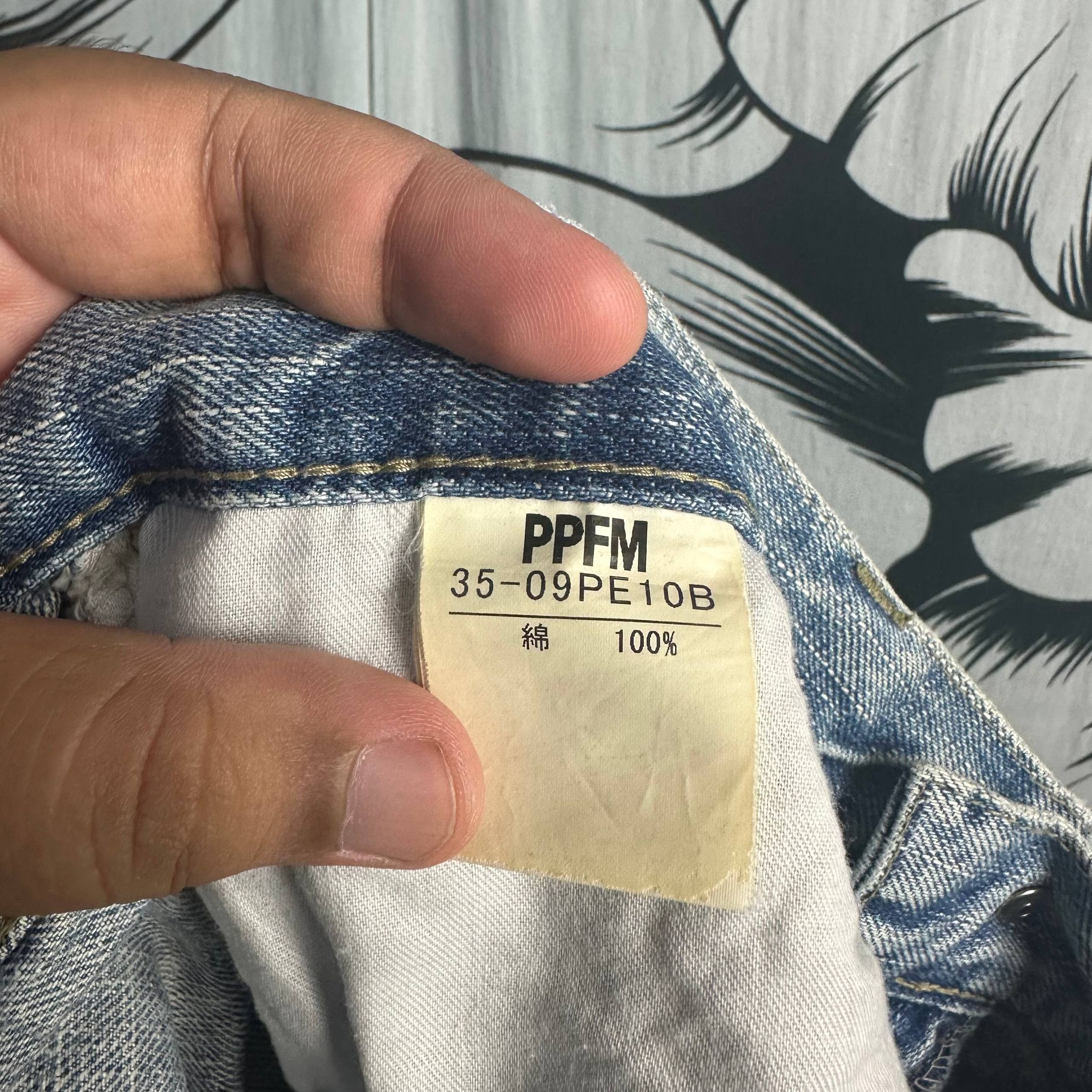 PPFM 2000s PPFM Punk Distressed Denim Pant Size US 32 / EU 48 - 5 Thumbnail