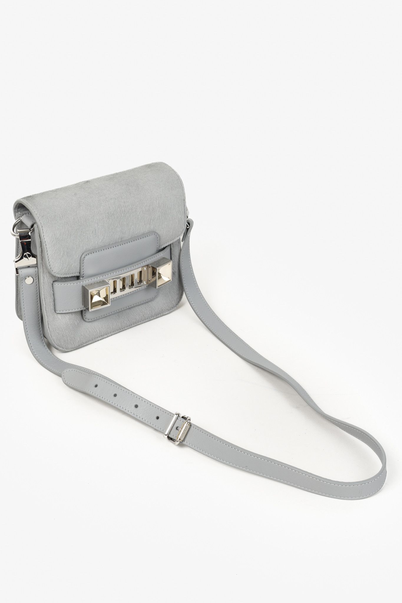 Proenza Schouler Proenza Schouler Icy Pearl Calf Hair PS11 Mini Shoulder Bag Size ONE SIZE - 7 Thumbnail