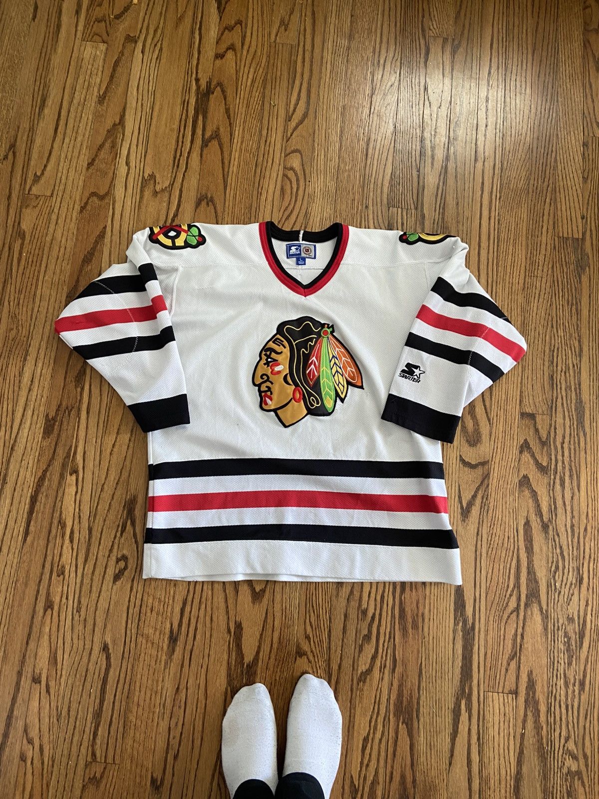 Starter Vintage starter chicago Blackhawks jersey Size US L / EU 52-54 / 3 - 1 Thumbnail